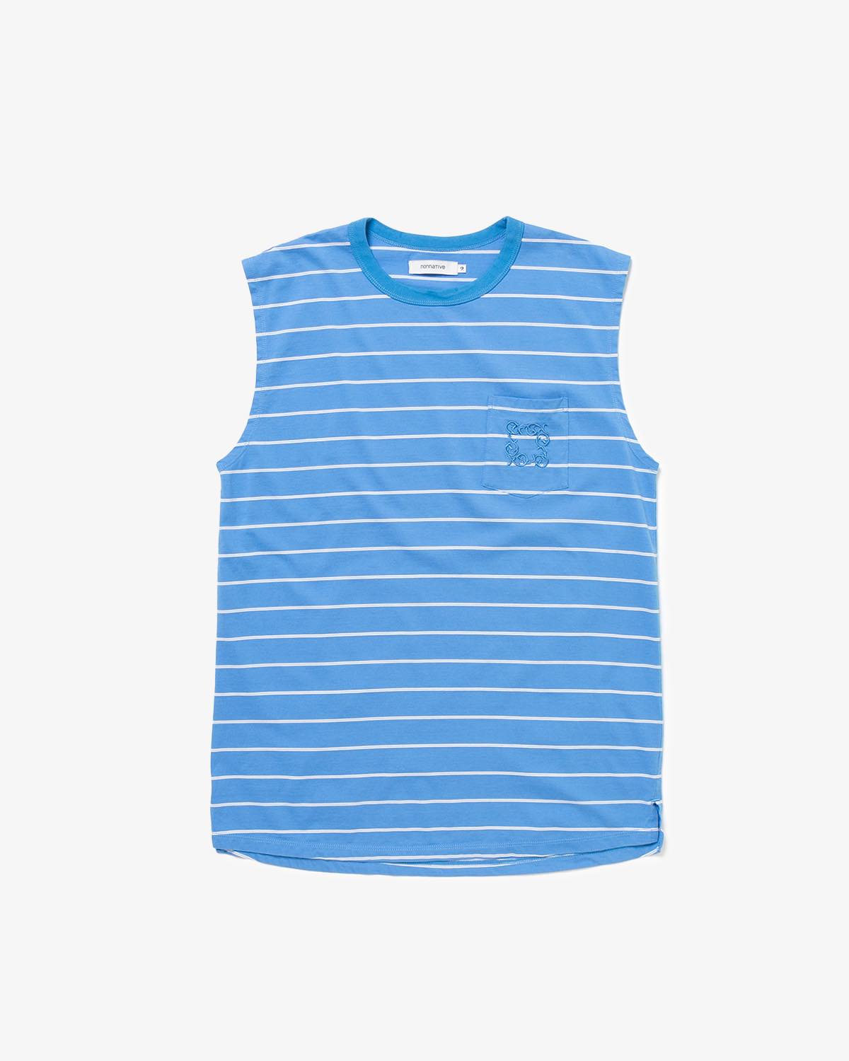 DWELLER N/S TEE BORDER COTTON JERSEY