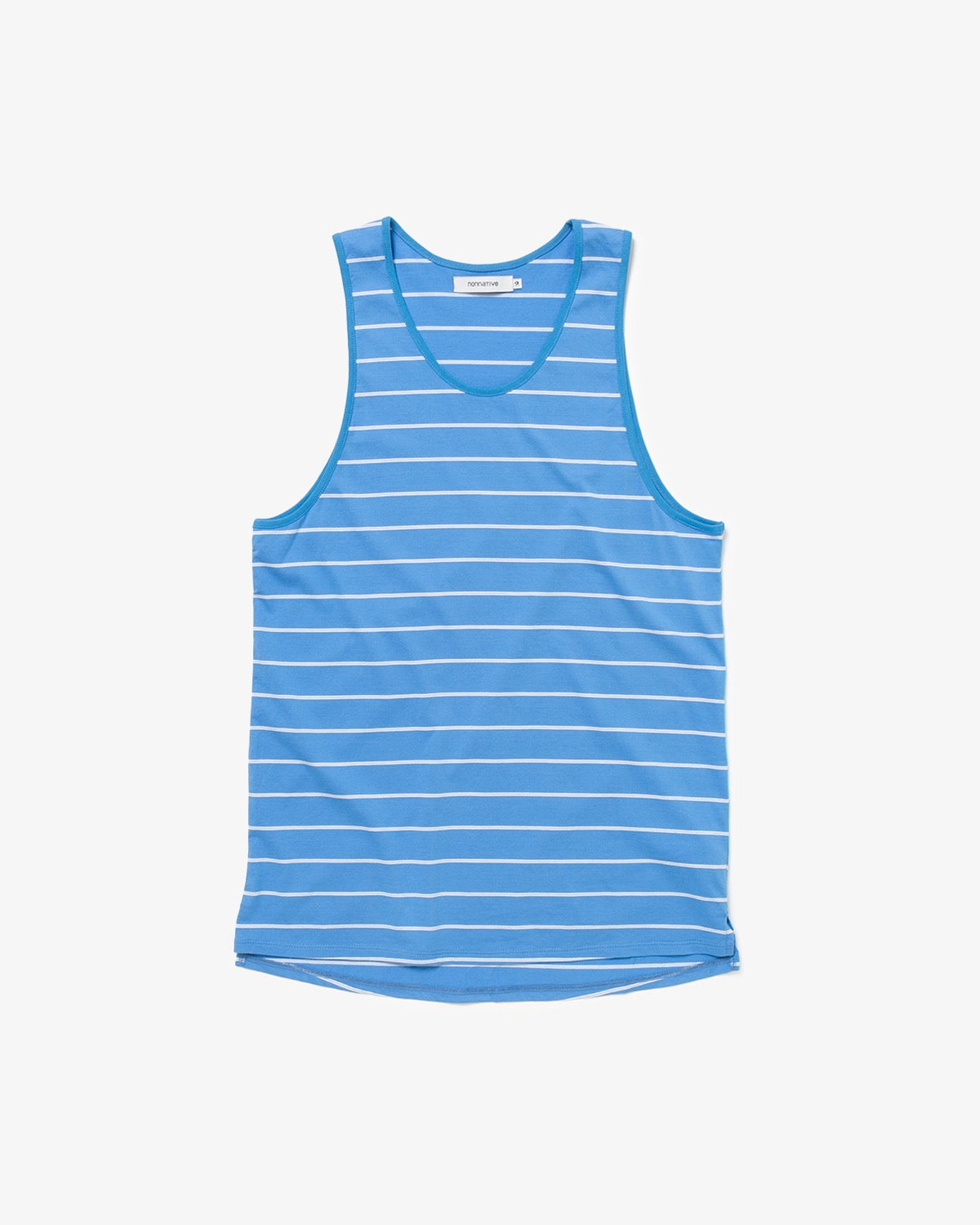 DWELLER TANK TOP BORDER COTTON JERSEY