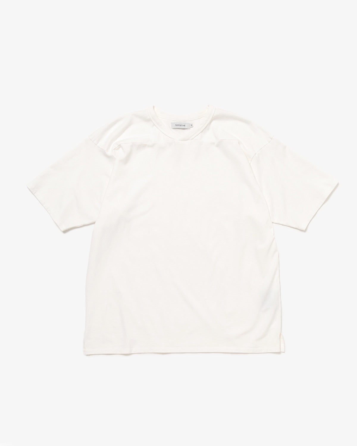 COACH S/S V-NECK TEE COTTON JERSEY OVERDYED