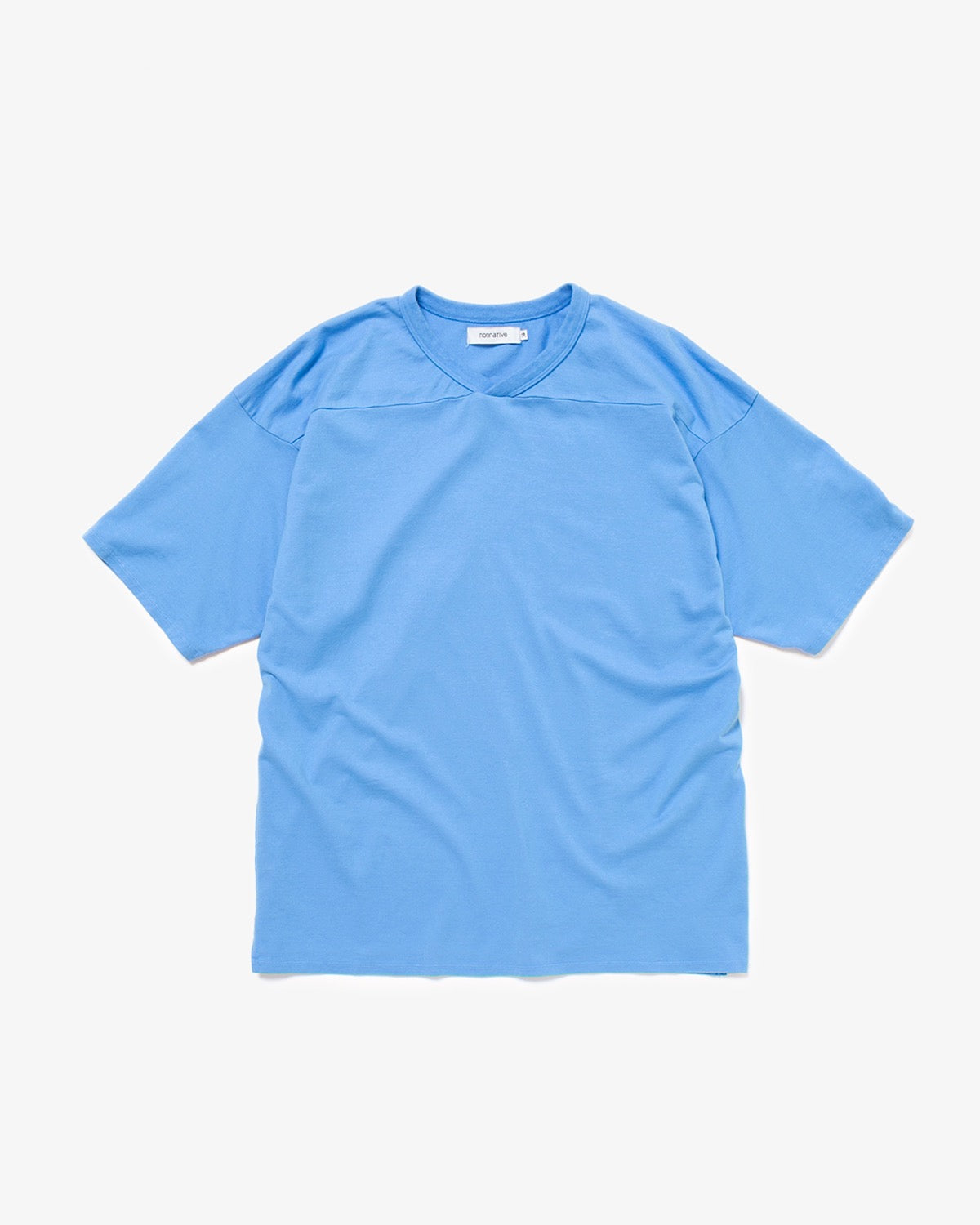 COACH S/S V-NECK TEE COTTON JERSEY OVERDYED