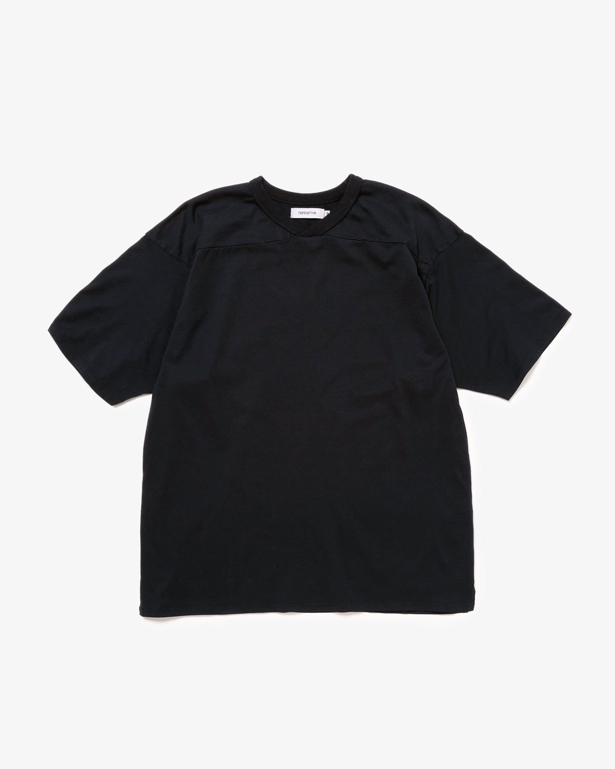 COACH S/S V-NECK TEE COTTON JERSEY OVERDYED
