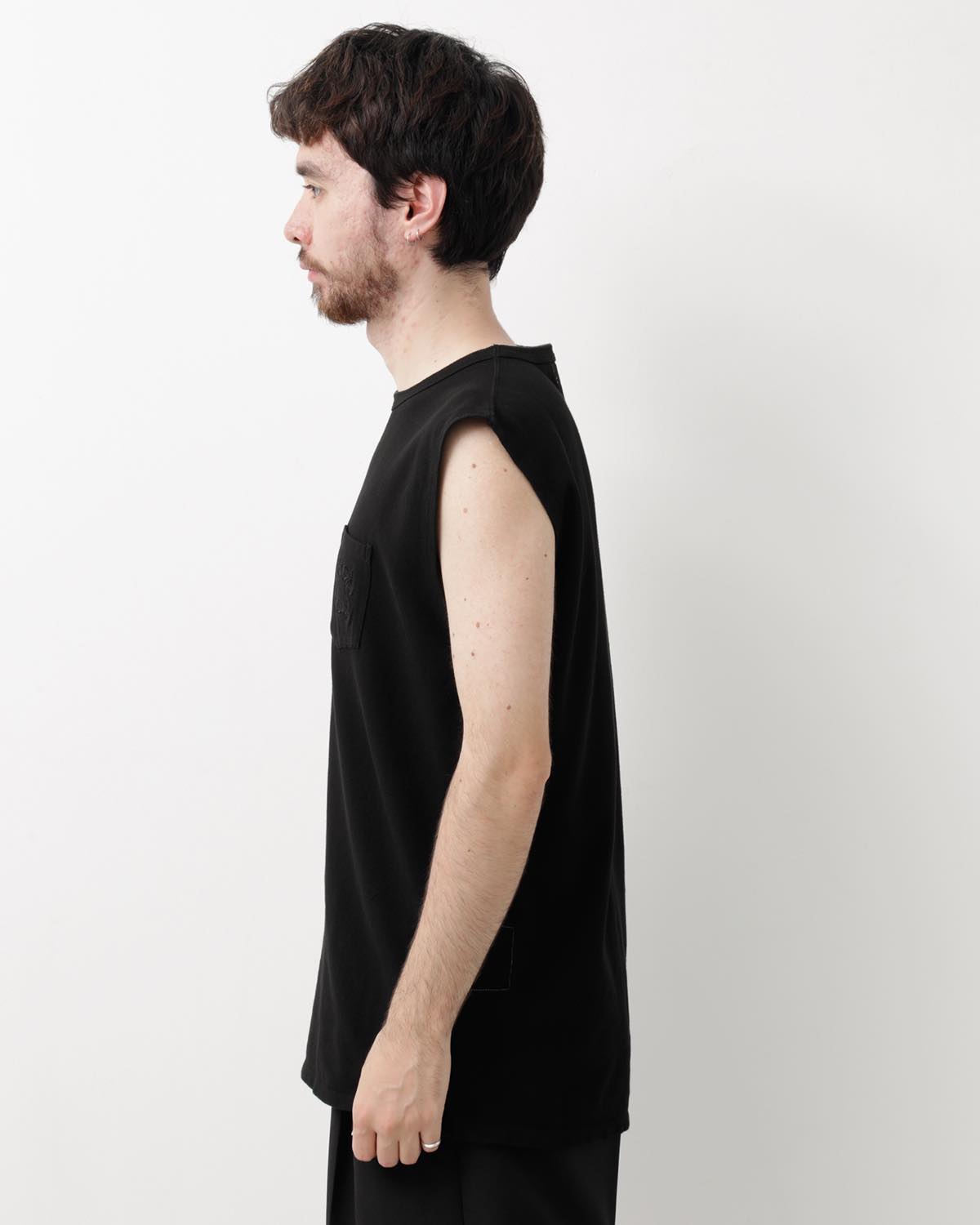 DWELLER N/S TEE COTTON PIQUE OVERDYED