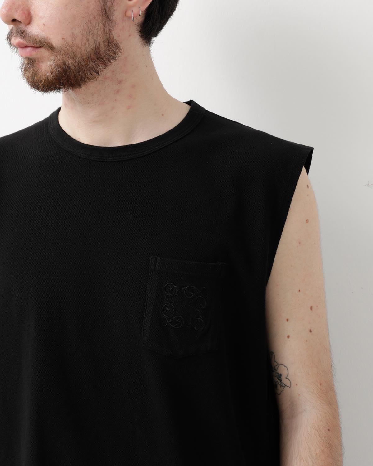 DWELLER N/S TEE COTTON PIQUE OVERDYED