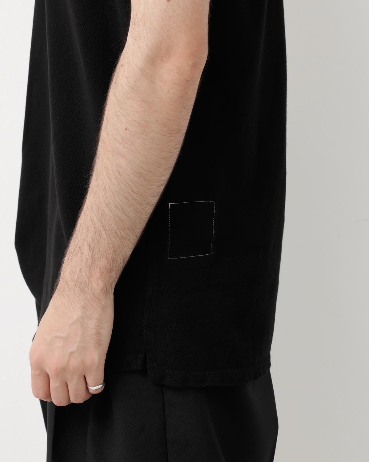 DWELLER N/S TEE COTTON PIQUE OVERDYED