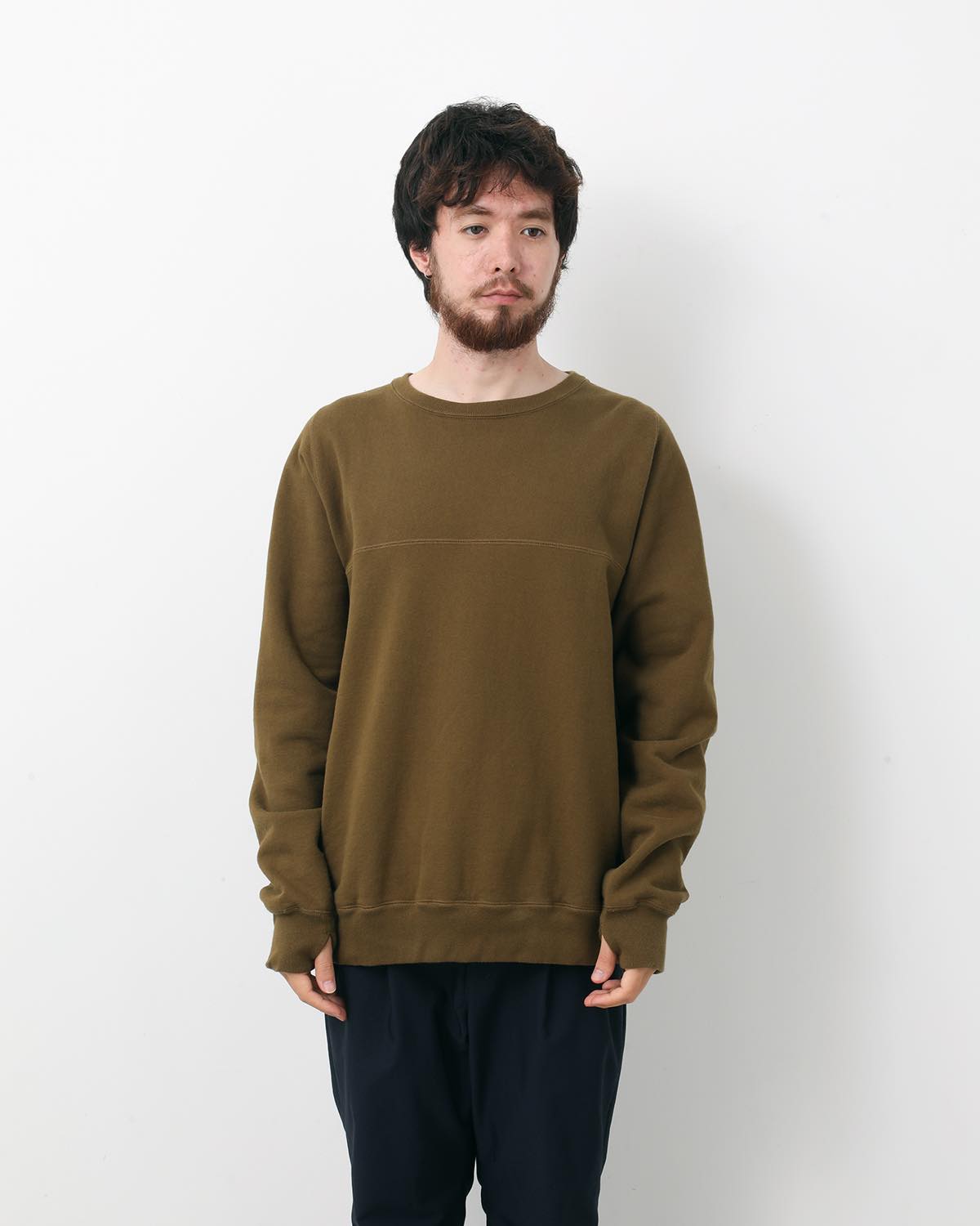 DWELLER CREW PULLOVER COTTON SWEAT
