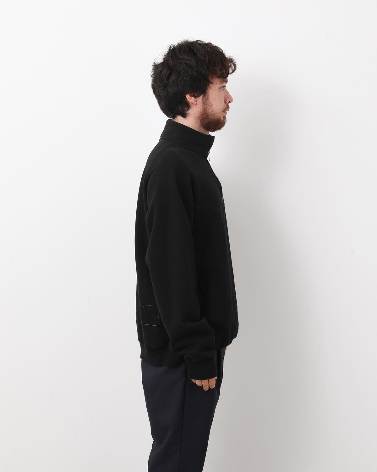 MARINER HALF ZIP PULLOVER COTTON SWEAT