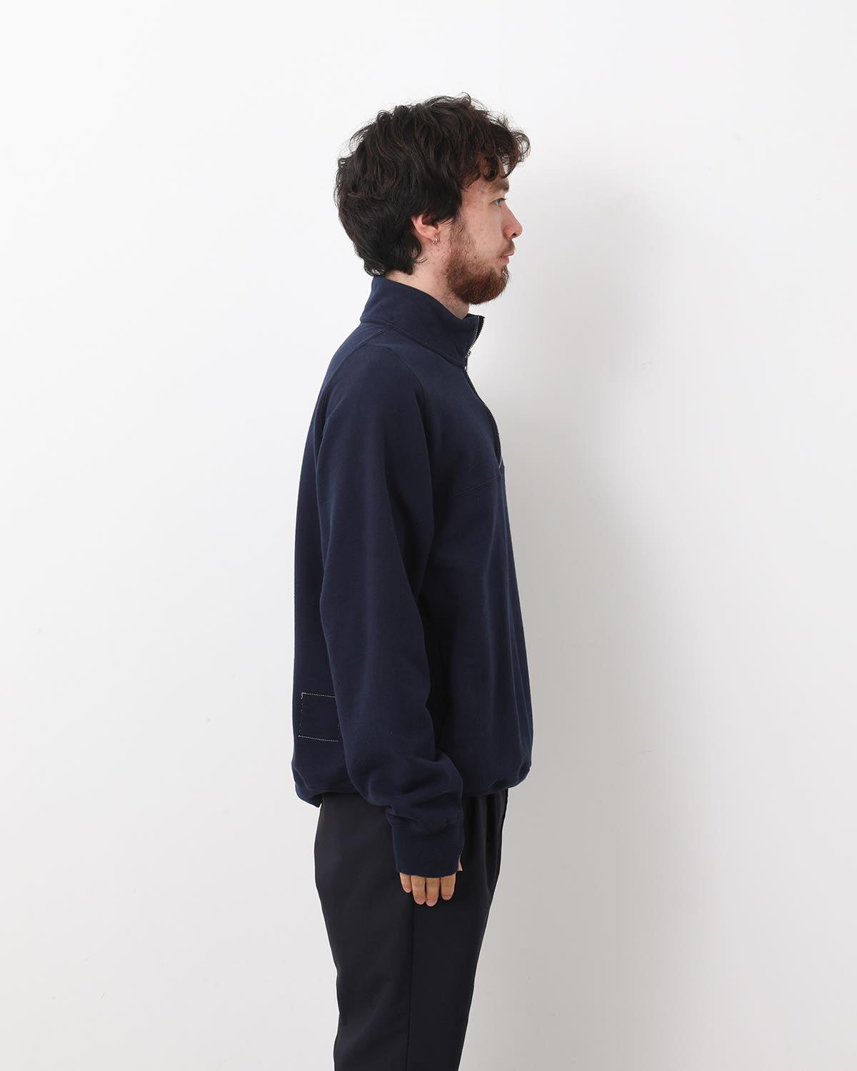 MARINER HALF ZIP PULLOVER COTTON SWEAT
