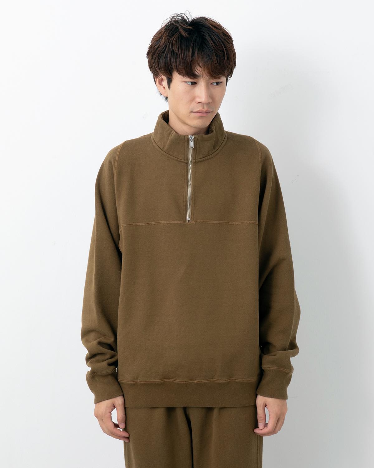 MARINER HALF ZIP PULLOVER COTTON SWEAT