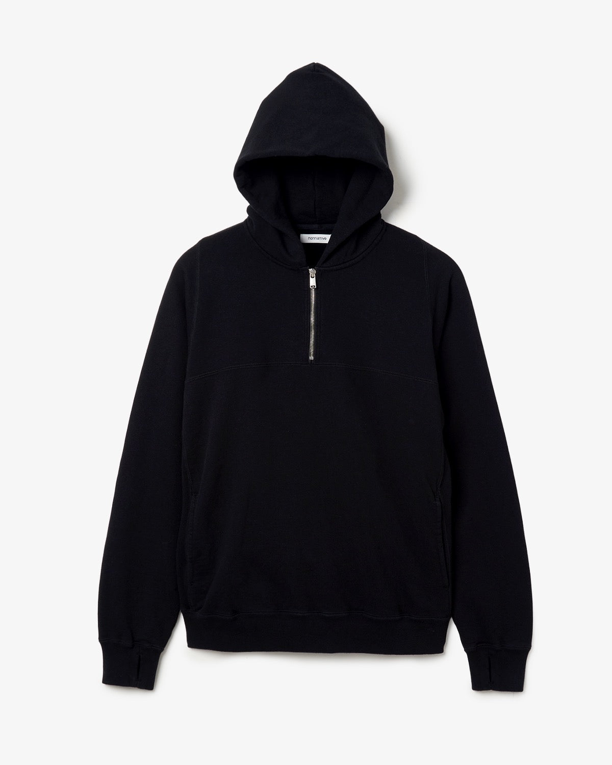 MARINER HALF ZIP PULLOVER HOODY COTTON SWEAT