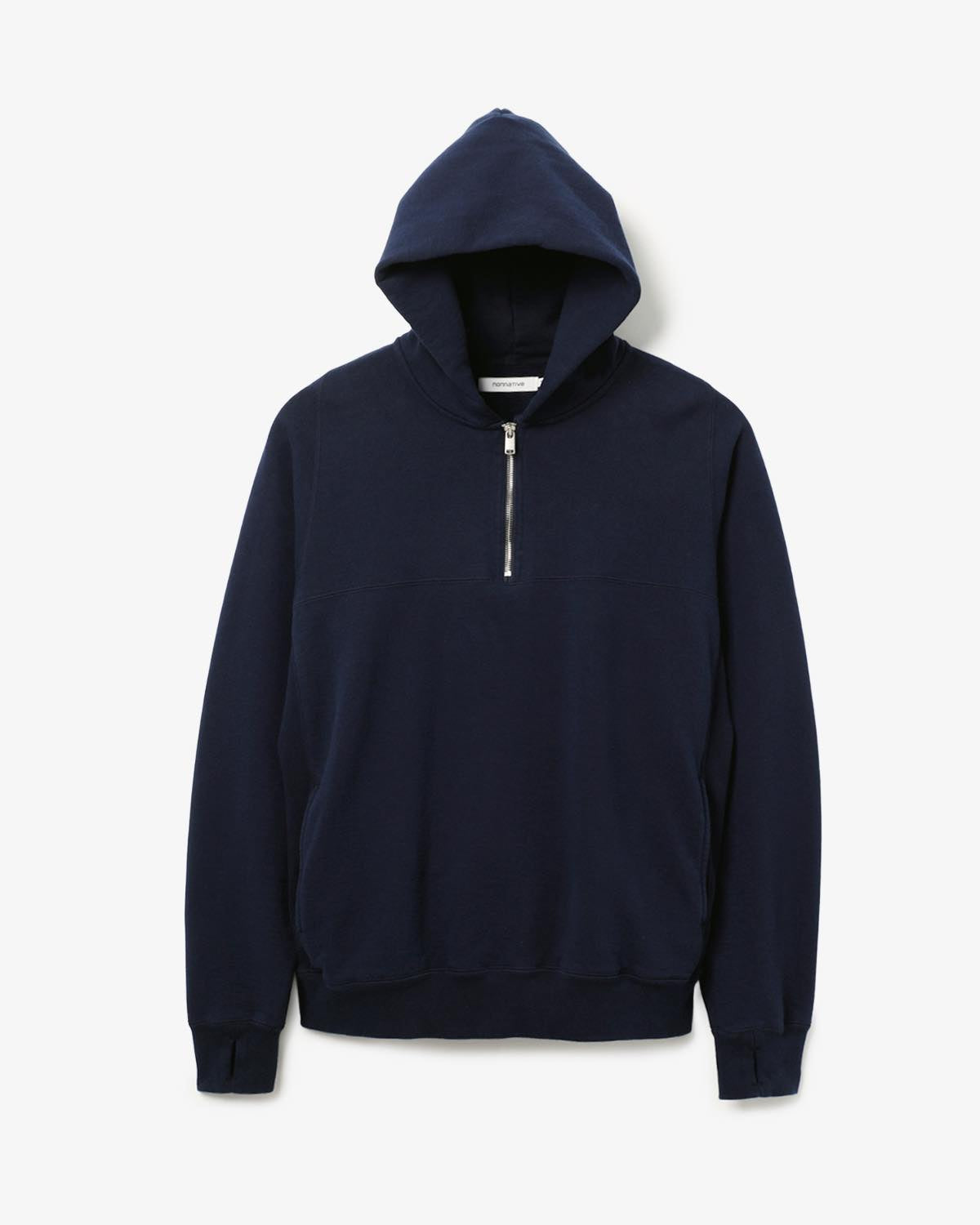 MARINER HALF ZIP PULLOVER HOODY COTTON SWEAT
