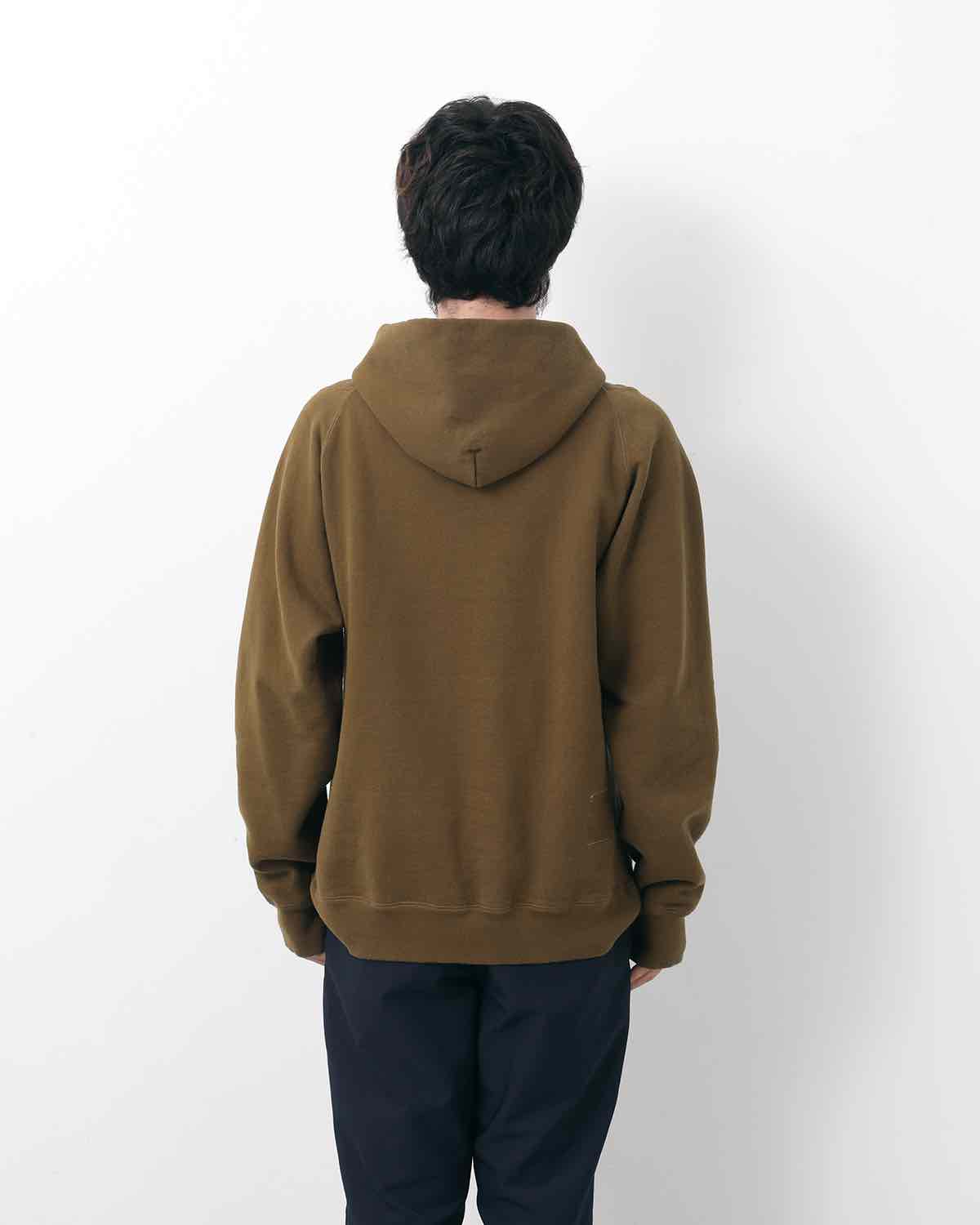 MARINER HALF ZIP PULLOVER HOODY COTTON SWEAT