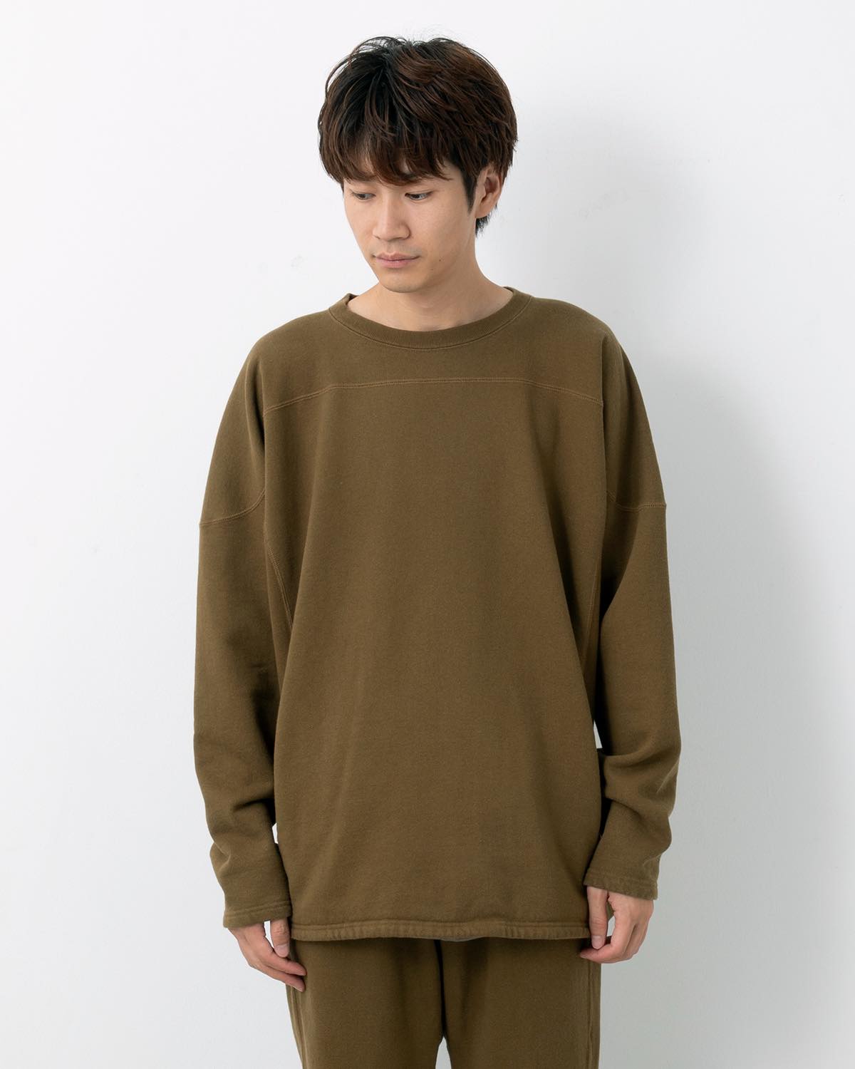 COACH CREW PULLOVER COTTON SWEAT