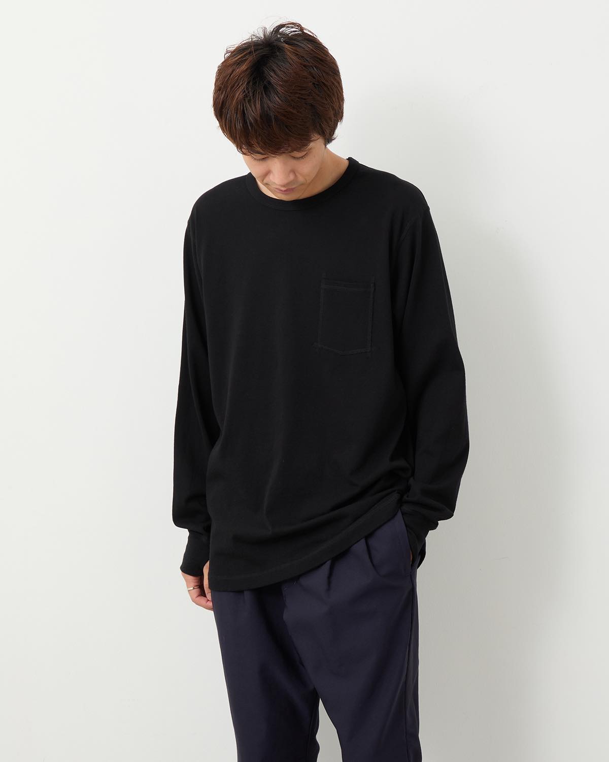 DWELLER L/S TEE COTTON JERSEY