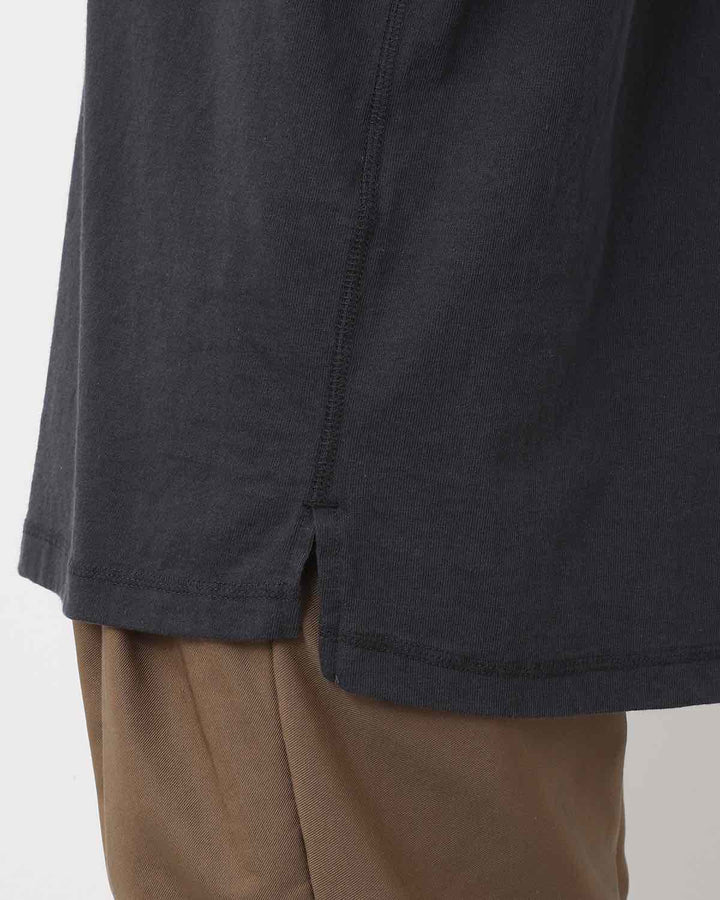 DWELLER S/S HENRY NECK TEE COTTON JERSEY