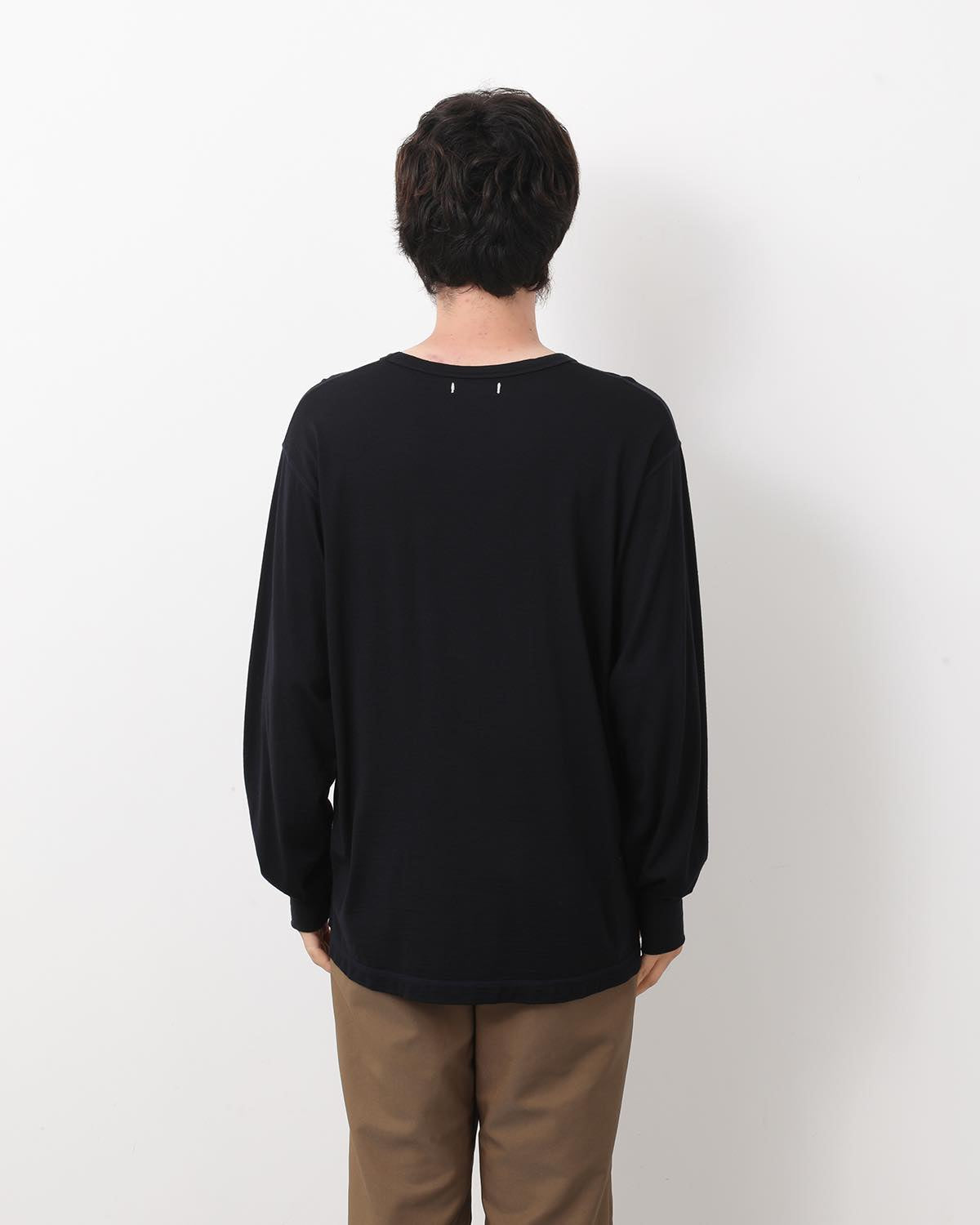 DWELLER L/S TEE MERINO WOOL OVERDYED