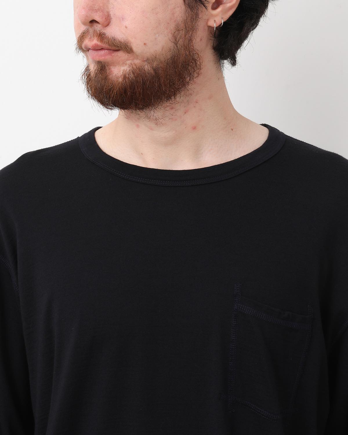 DWELLER L/S TEE MERINO WOOL OVERDYED