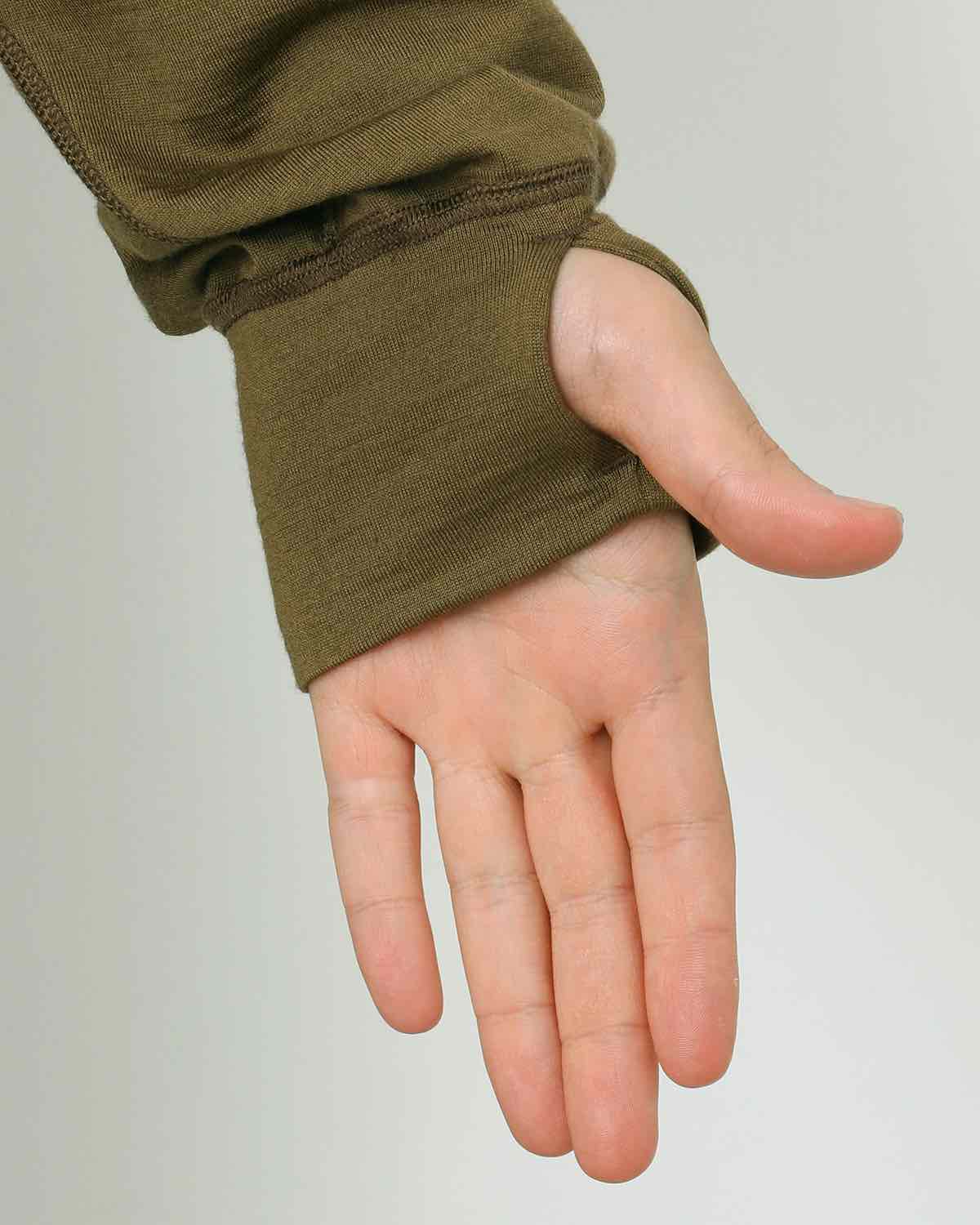 DWELLER L/S HENRY NECK TEE MERINO WOOL OVERDYED