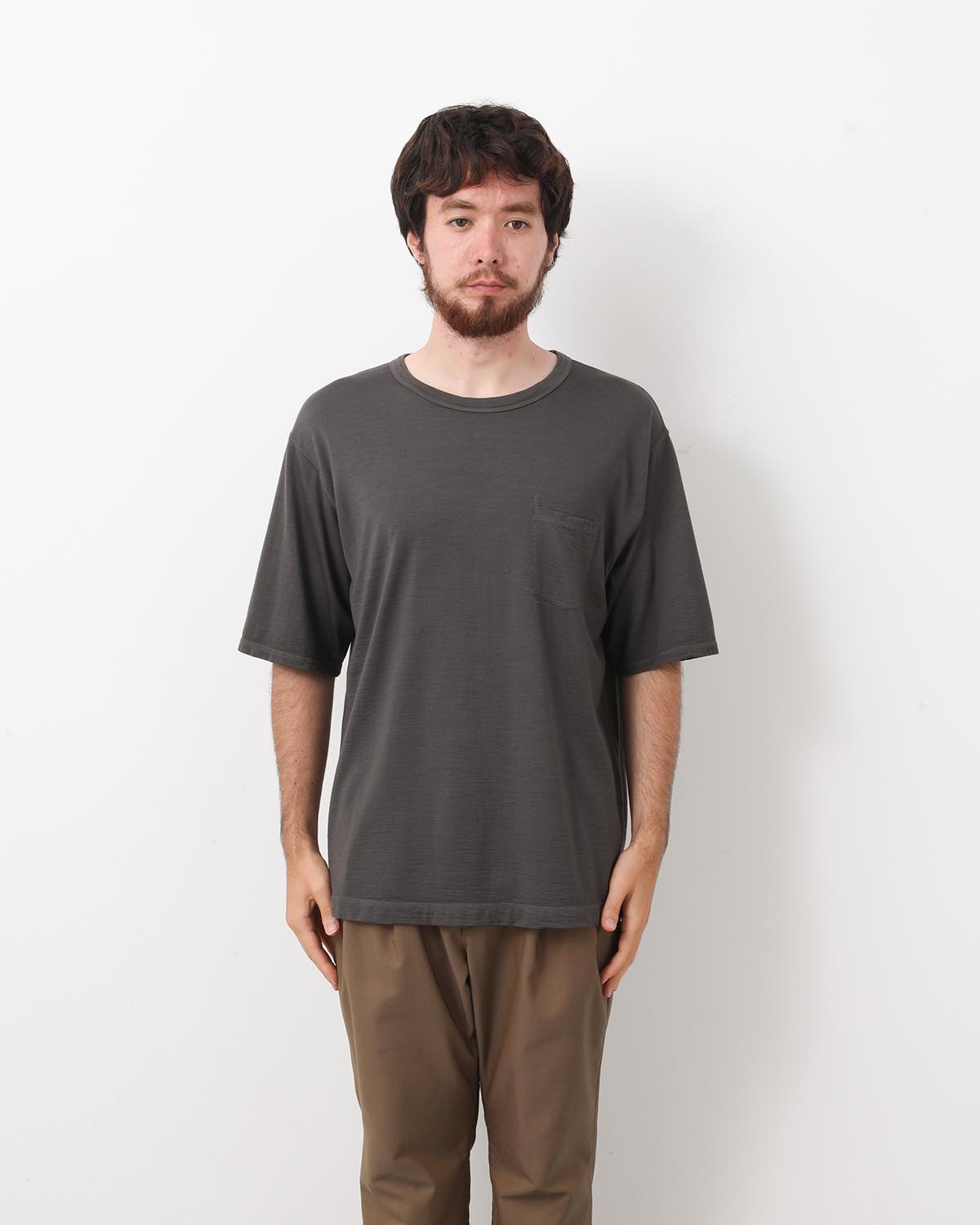 DWELLER S/S TEE MERINO WOOL OVERDYED