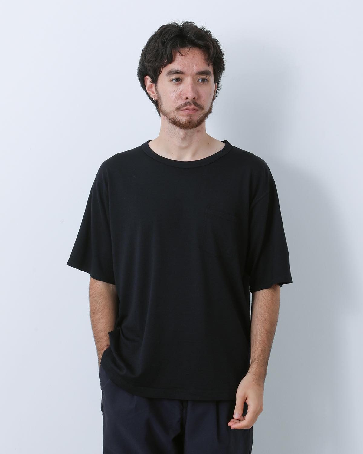 DWELLER S/S TEE MERINO WOOL OVERDYED