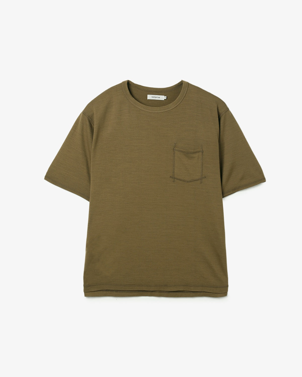 DWELLER S/S TEE MERINO WOOL OVERDYED