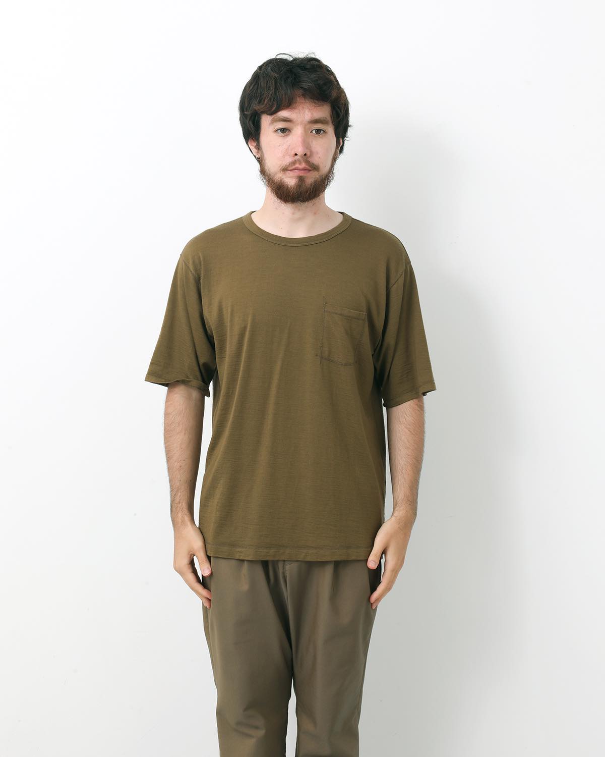 DWELLER S/S TEE MERINO WOOL OVERDYED
