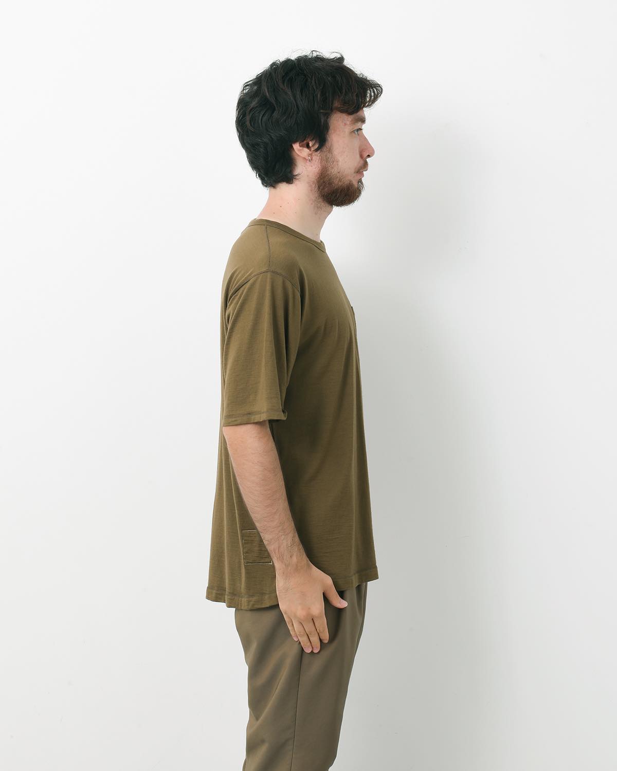 DWELLER S/S TEE MERINO WOOL OVERDYED