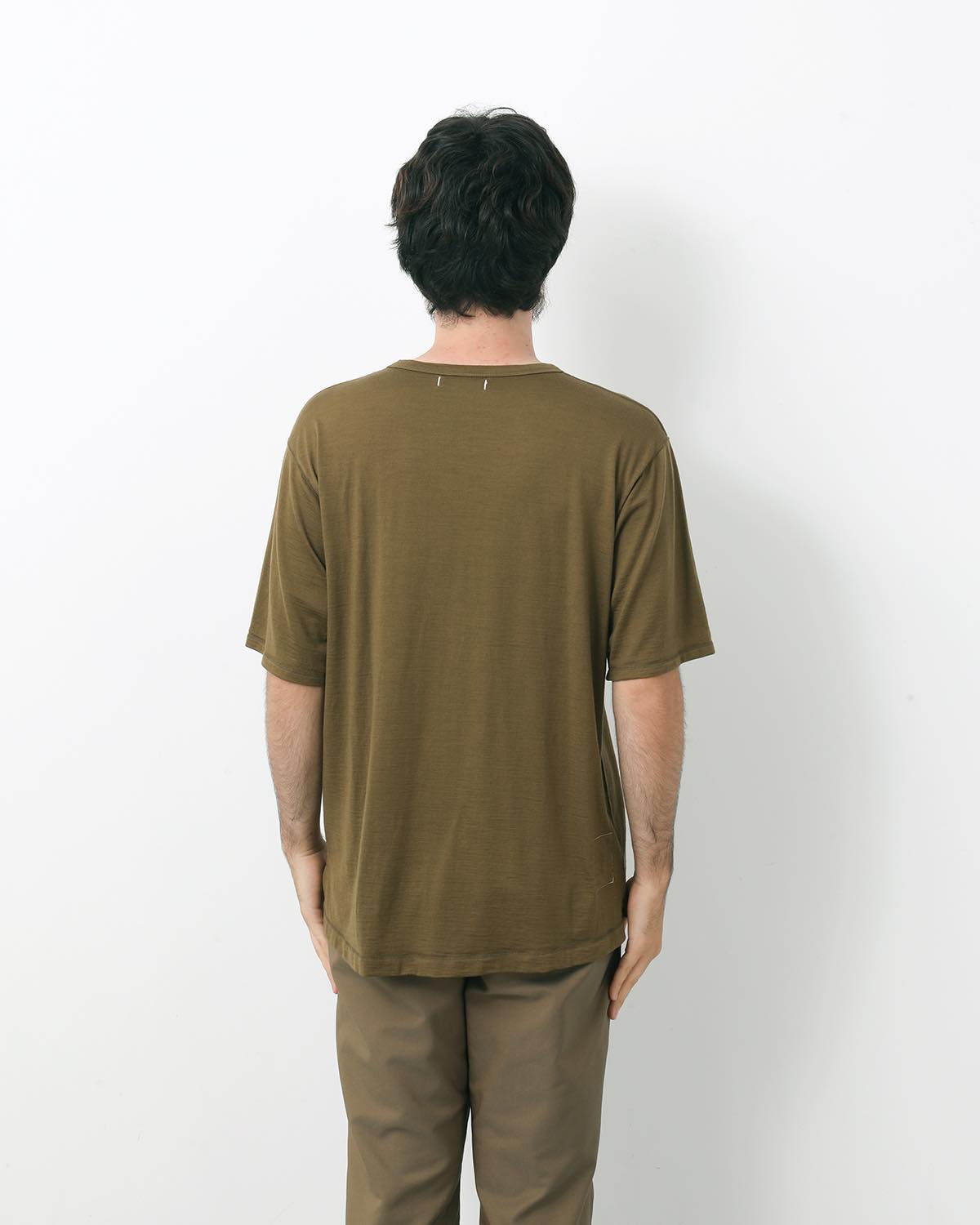 DWELLER S/S TEE MERINO WOOL OVERDYED