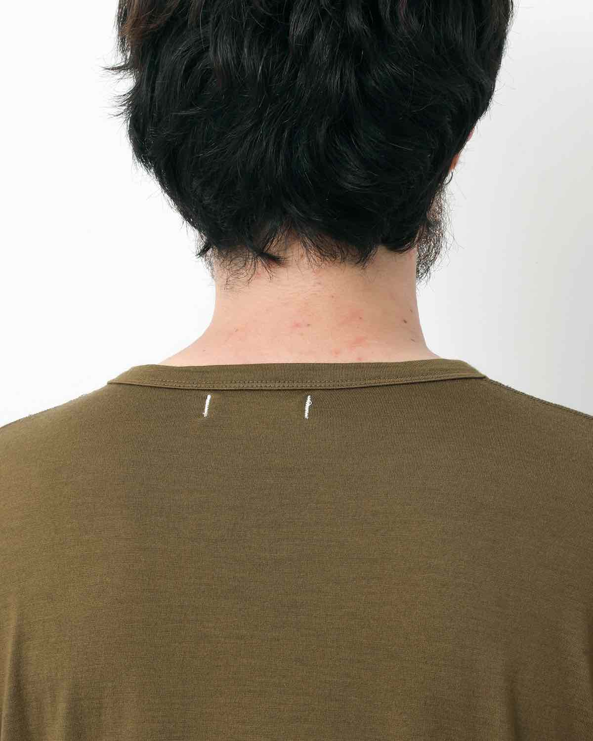 DWELLER S/S TEE MERINO WOOL OVERDYED