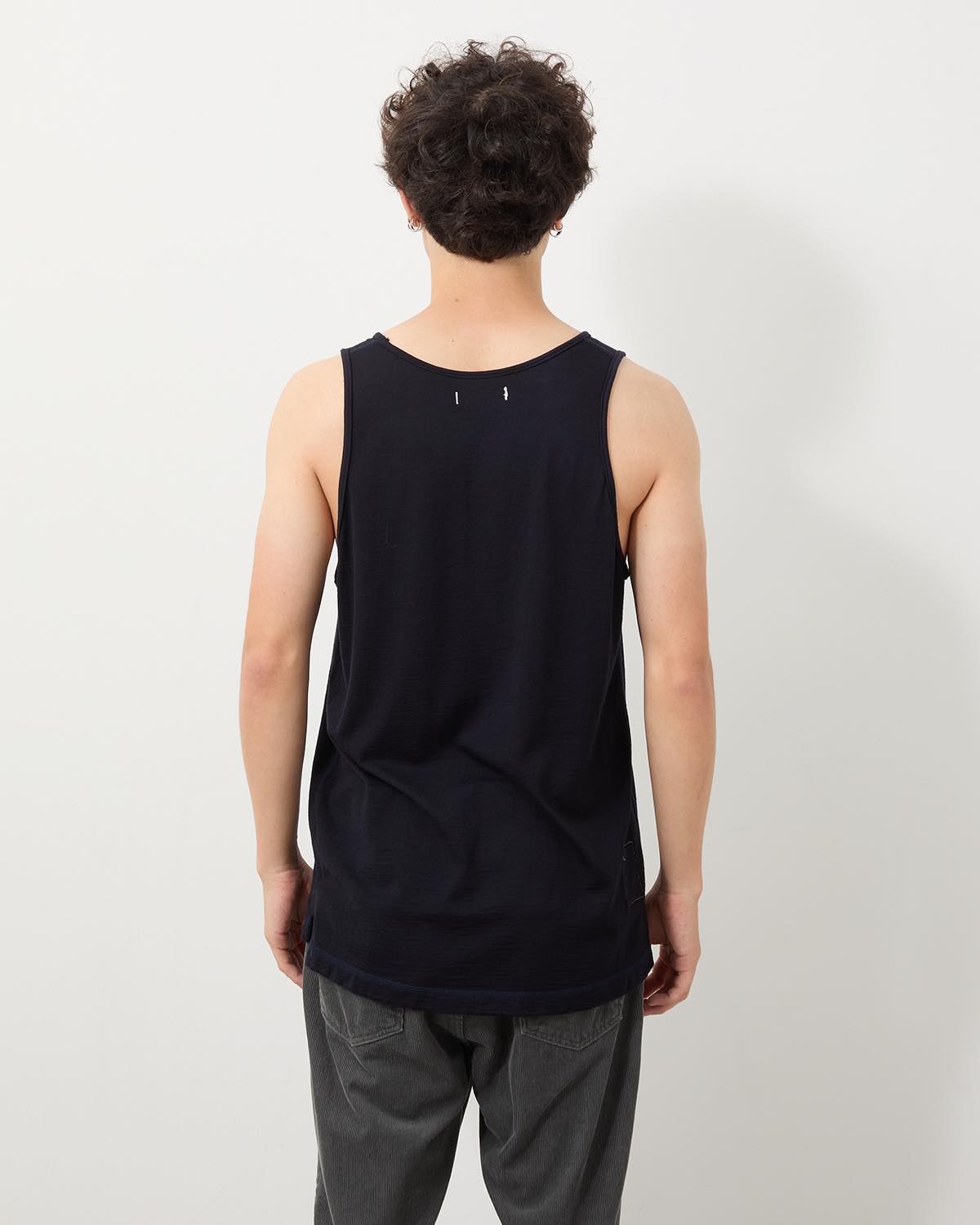 DWELLER TANKTOP MERINO WOOL OVERDYED