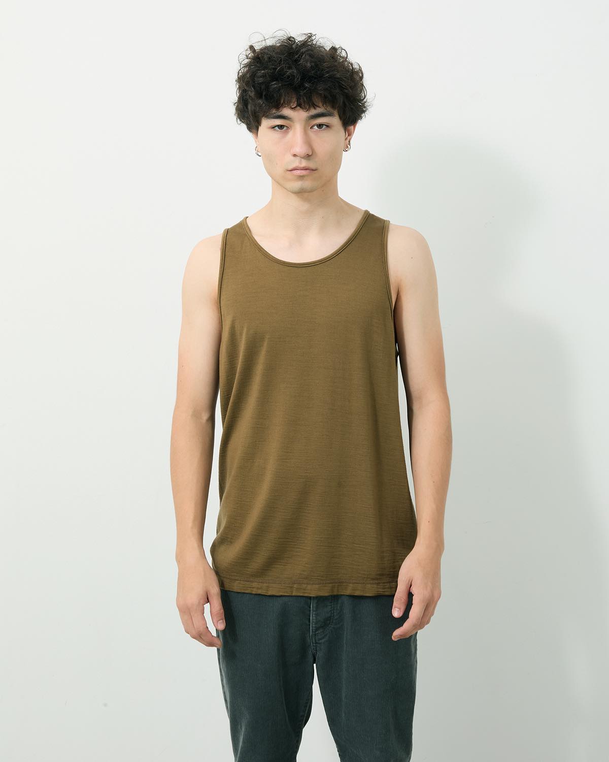 DWELLER TANKTOP MERINO WOOL OVERDYED