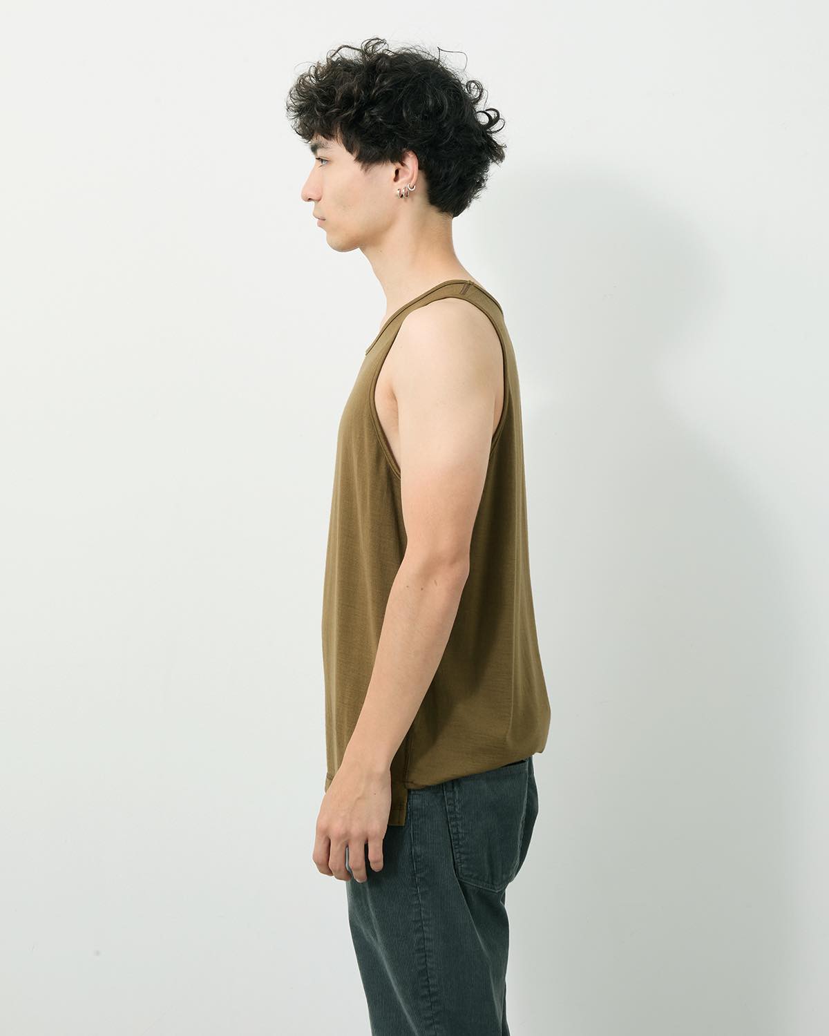DWELLER TANKTOP MERINO WOOL OVERDYED