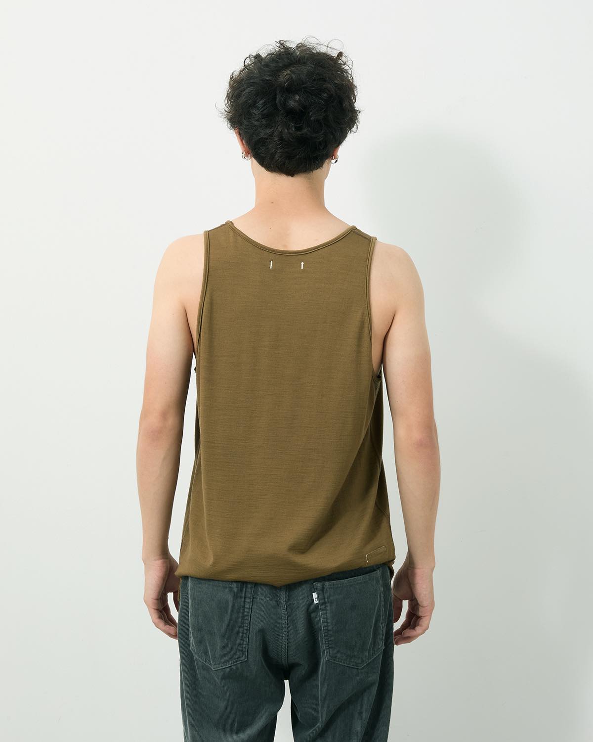 DWELLER TANKTOP MERINO WOOL OVERDYED
