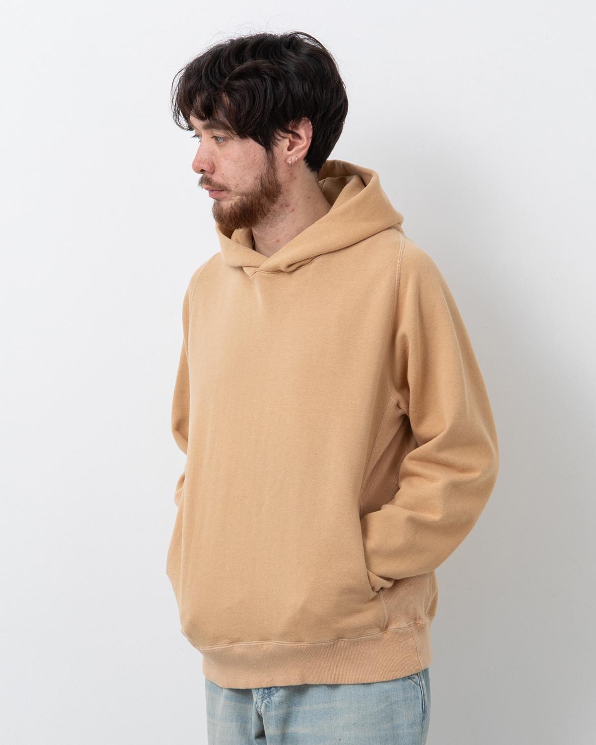 DWELLER HOODED PULLOVER COTTON SWEAT