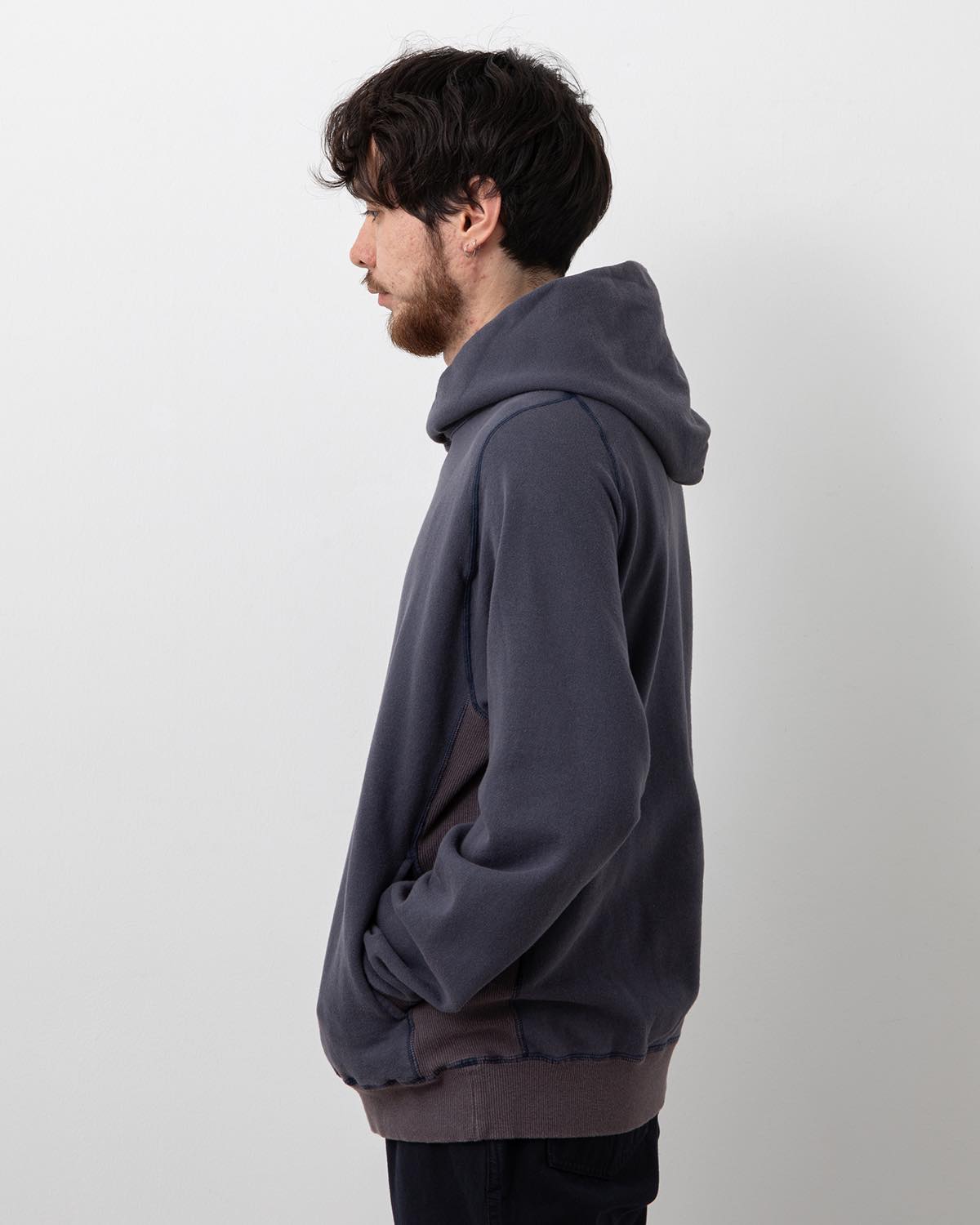 DWELLER HOODED PULLOVER COTTON SWEAT