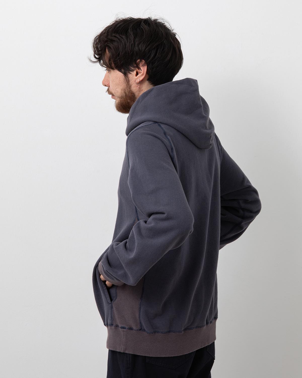 DWELLER HOODED PULLOVER COTTON SWEAT
