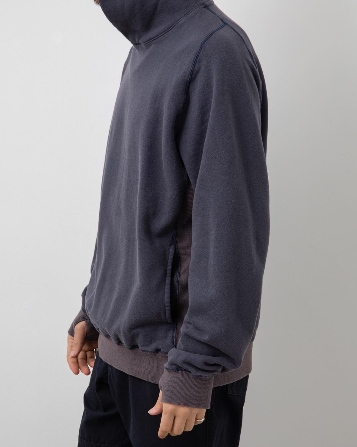 DWELLER HOODED PULLOVER COTTON SWEAT