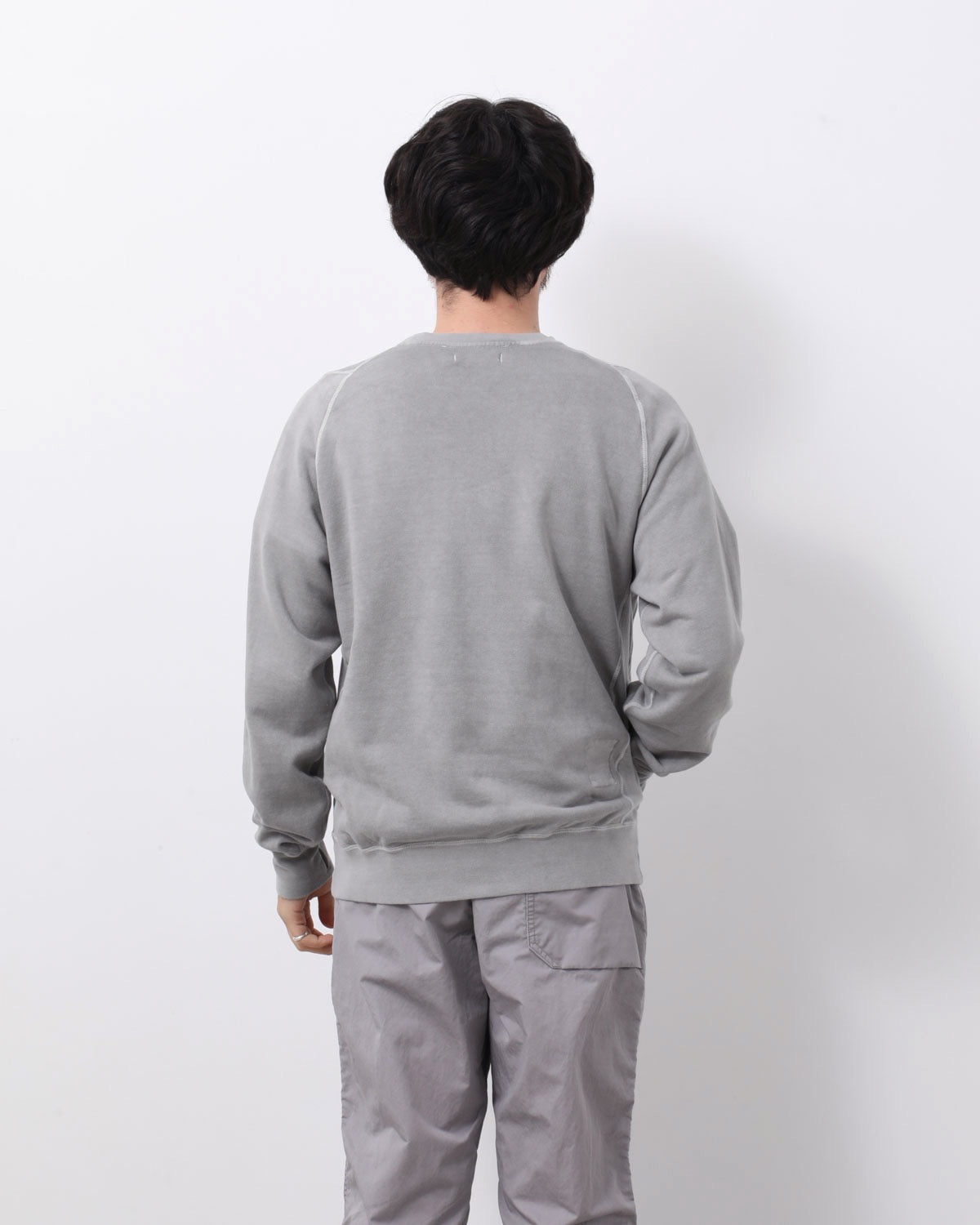 DWELLER CREW PULLOVER COTTON SWEAT PIGMENT DYE