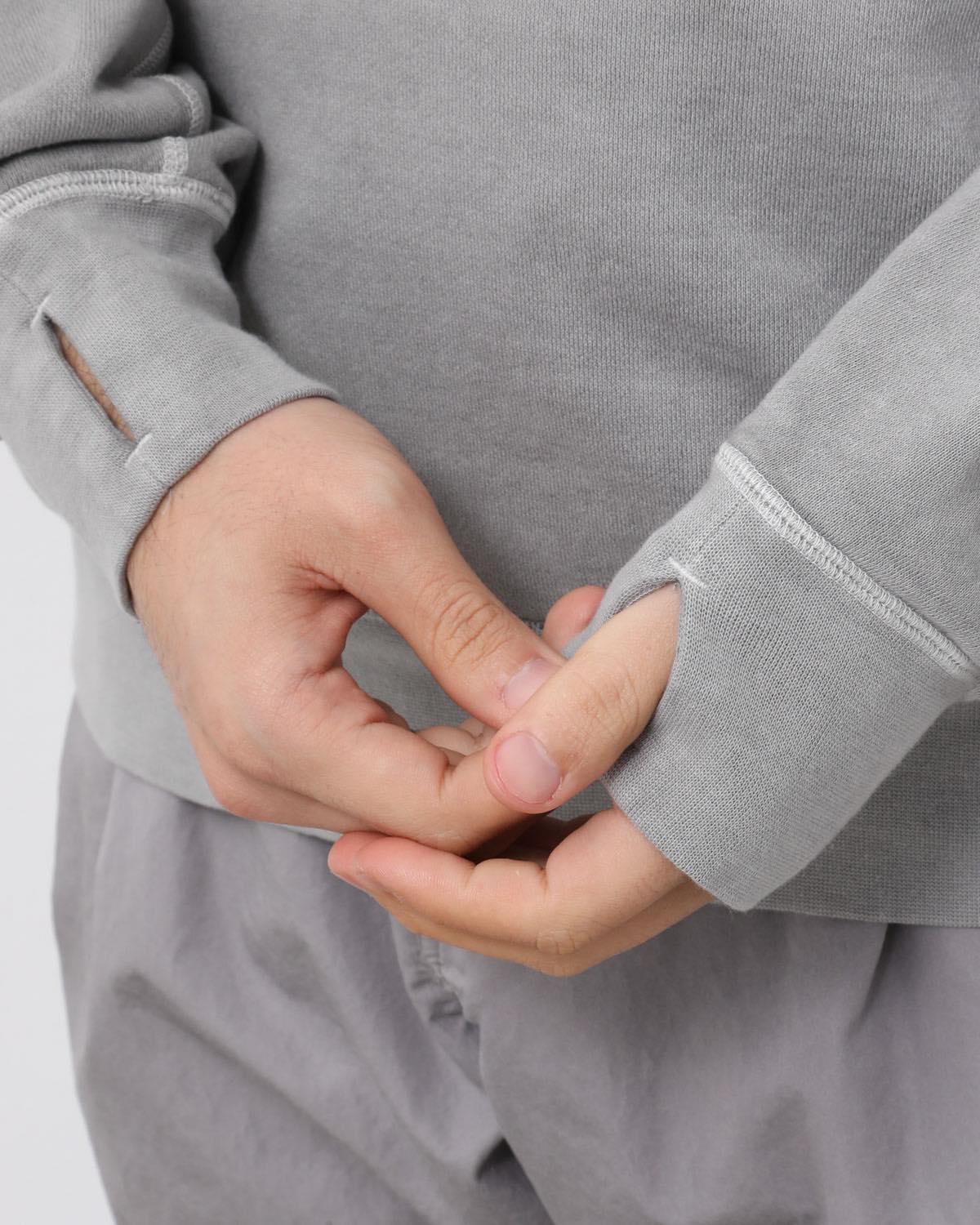 DWELLER CREW PULLOVER COTTON SWEAT PIGMENT DYE