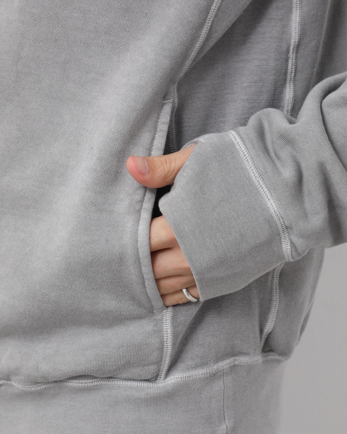 DWELLER CREW PULLOVER COTTON SWEAT PIGMENT DYE