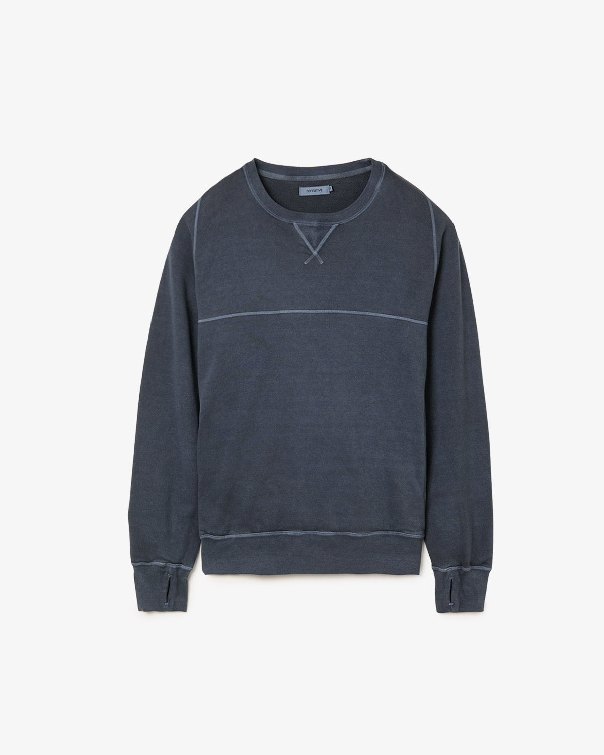 DWELLER CREW PULLOVER COTTON SWEAT PIGMENT DYE