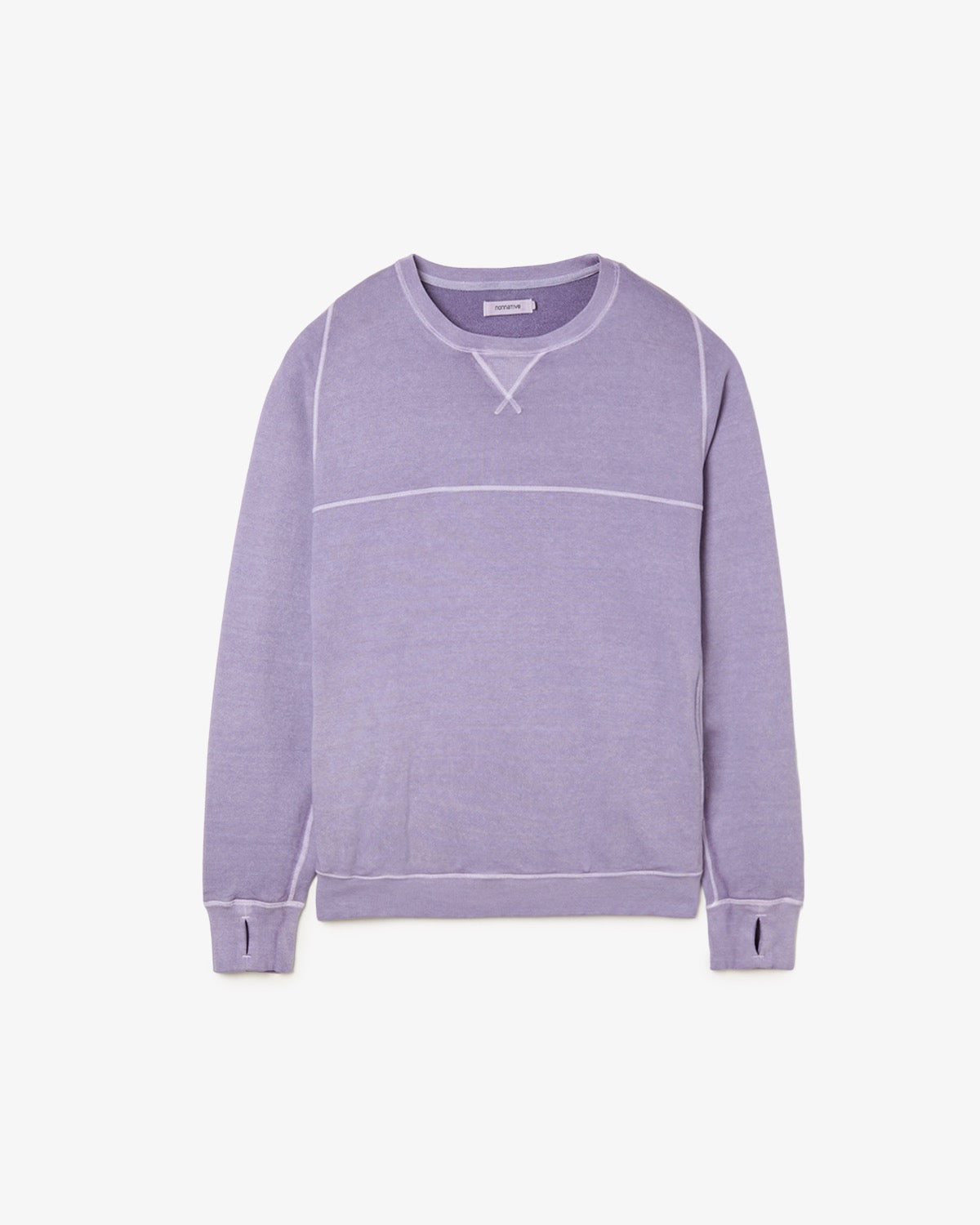DWELLER CREW PULLOVER COTTON SWEAT PIGMENT DYE