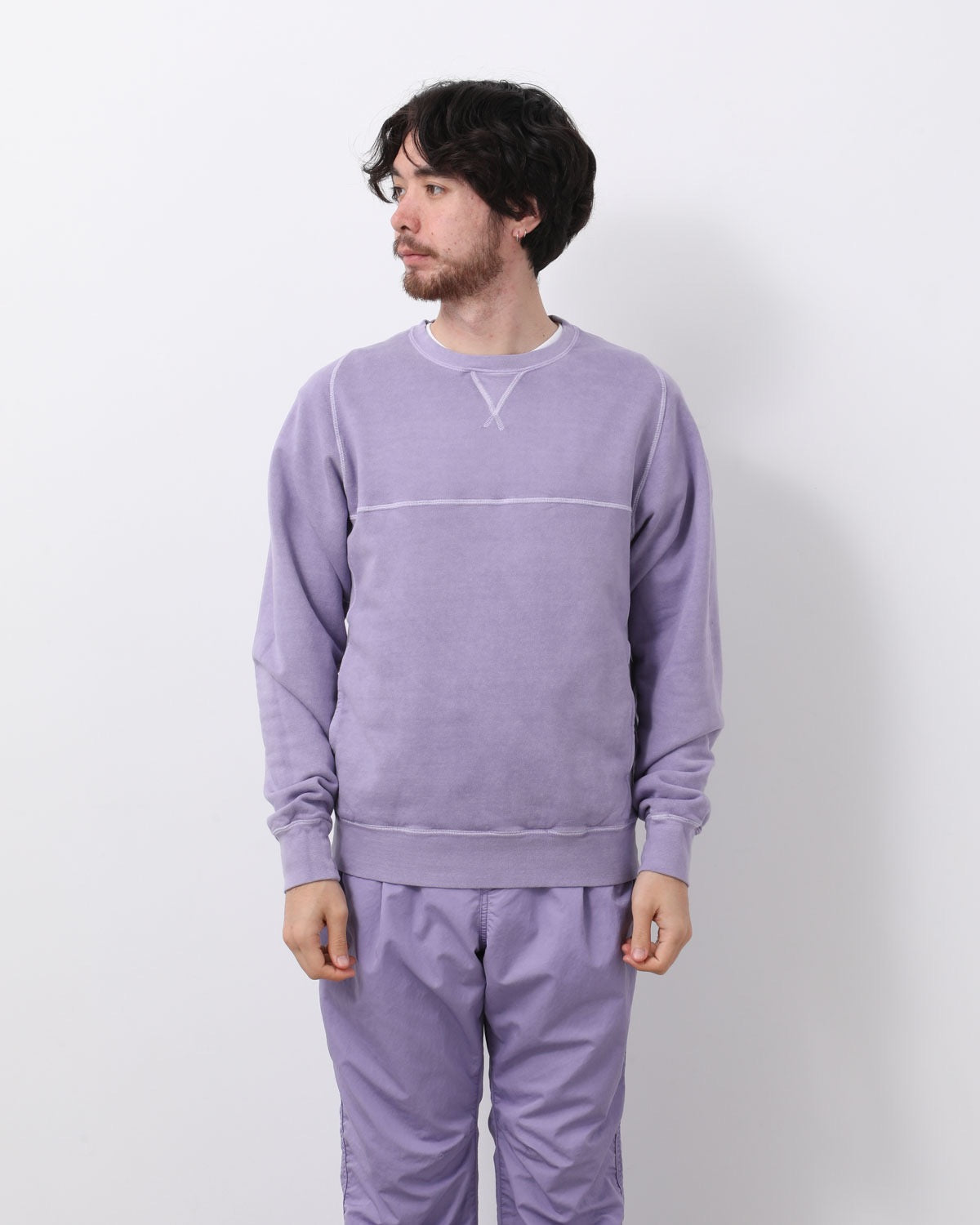 DWELLER CREW PULLOVER COTTON SWEAT PIGMENT DYE