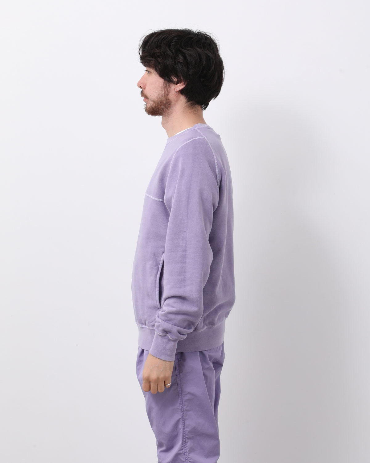 DWELLER CREW PULLOVER COTTON SWEAT PIGMENT DYE