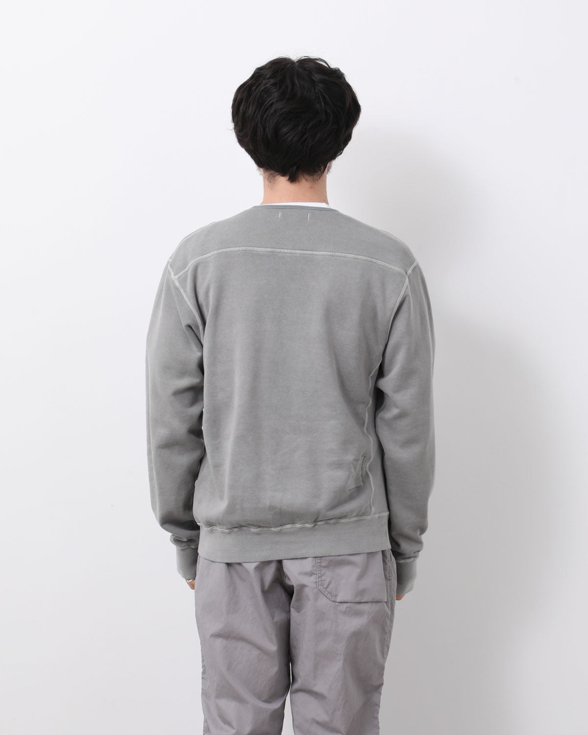 HIKER HALF ZIP PULLOVER COTTON SWEAT PIGMENT DYE