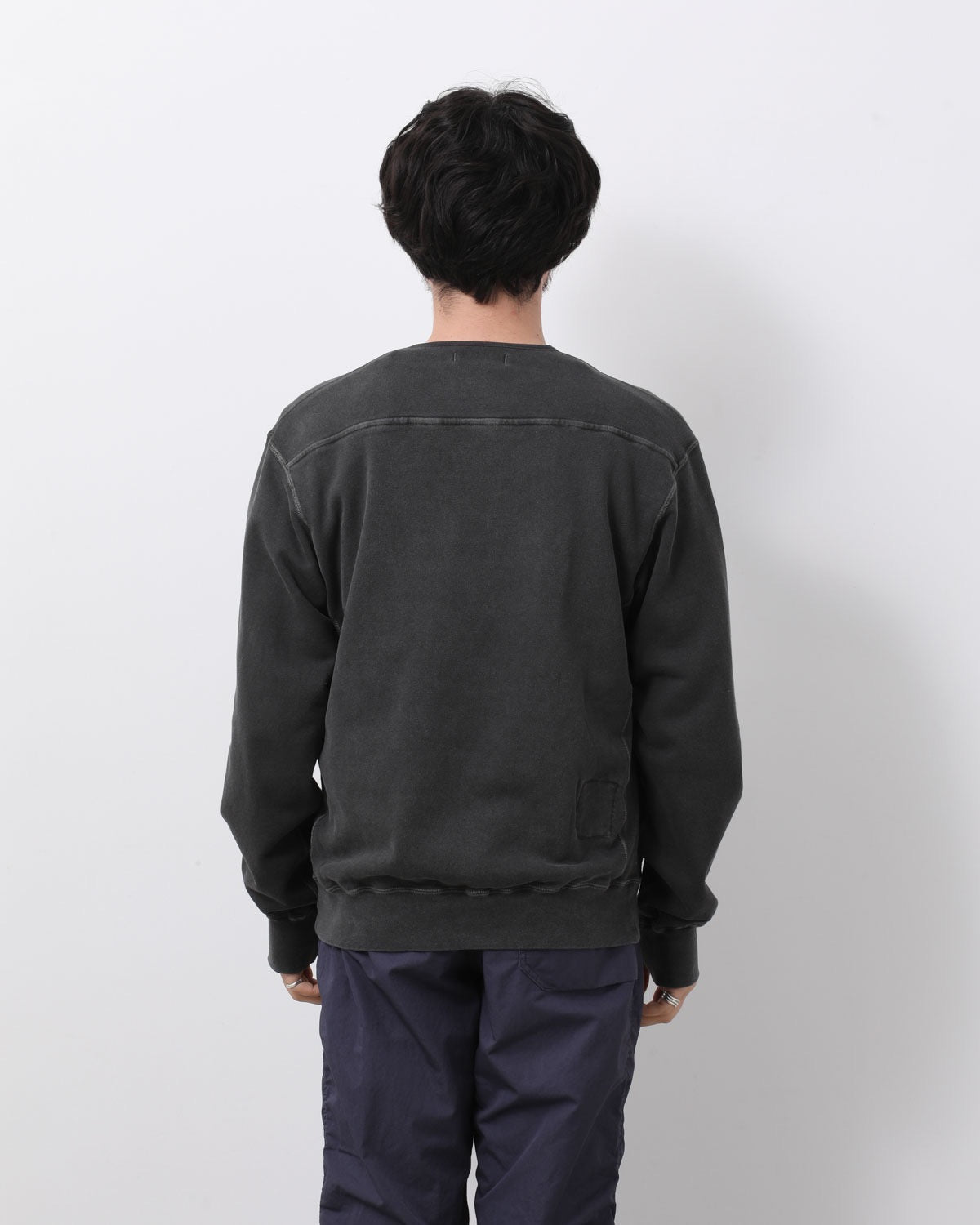 HIKER HALF ZIP PULLOVER COTTON SWEAT PIGMENT DYE