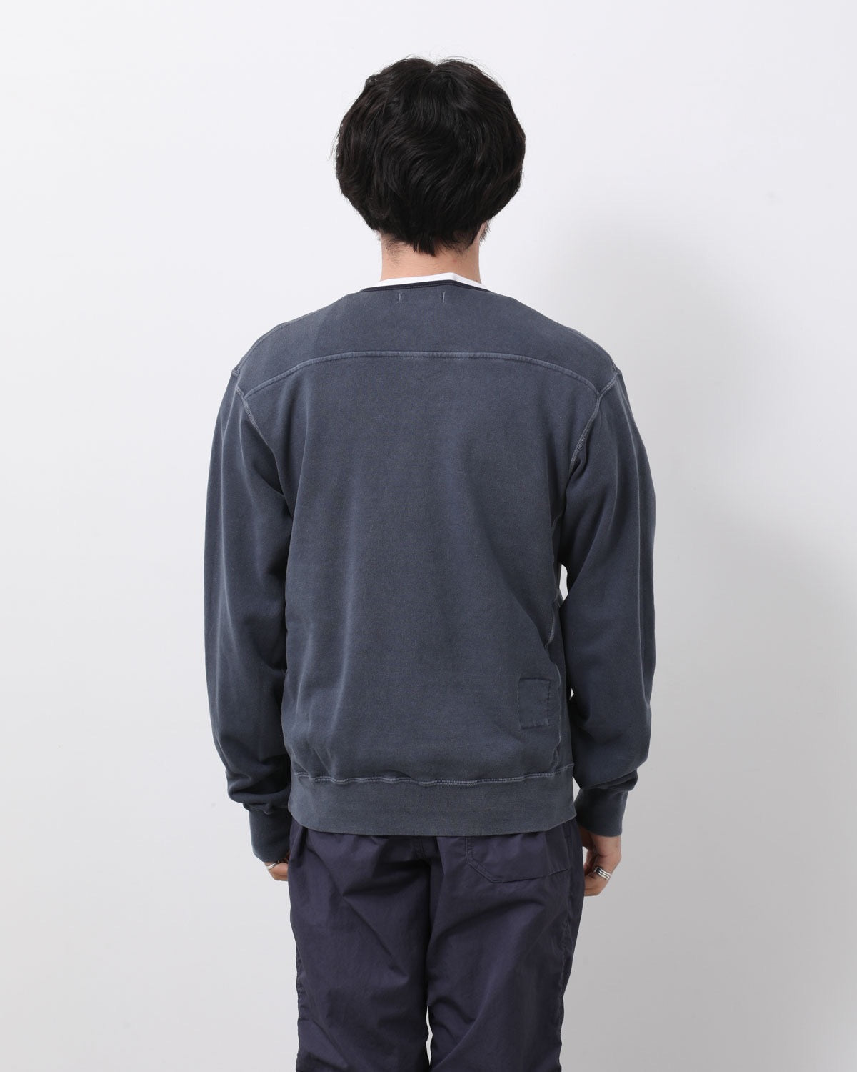 HIKER HALF ZIP PULLOVER COTTON SWEAT PIGMENT DYE