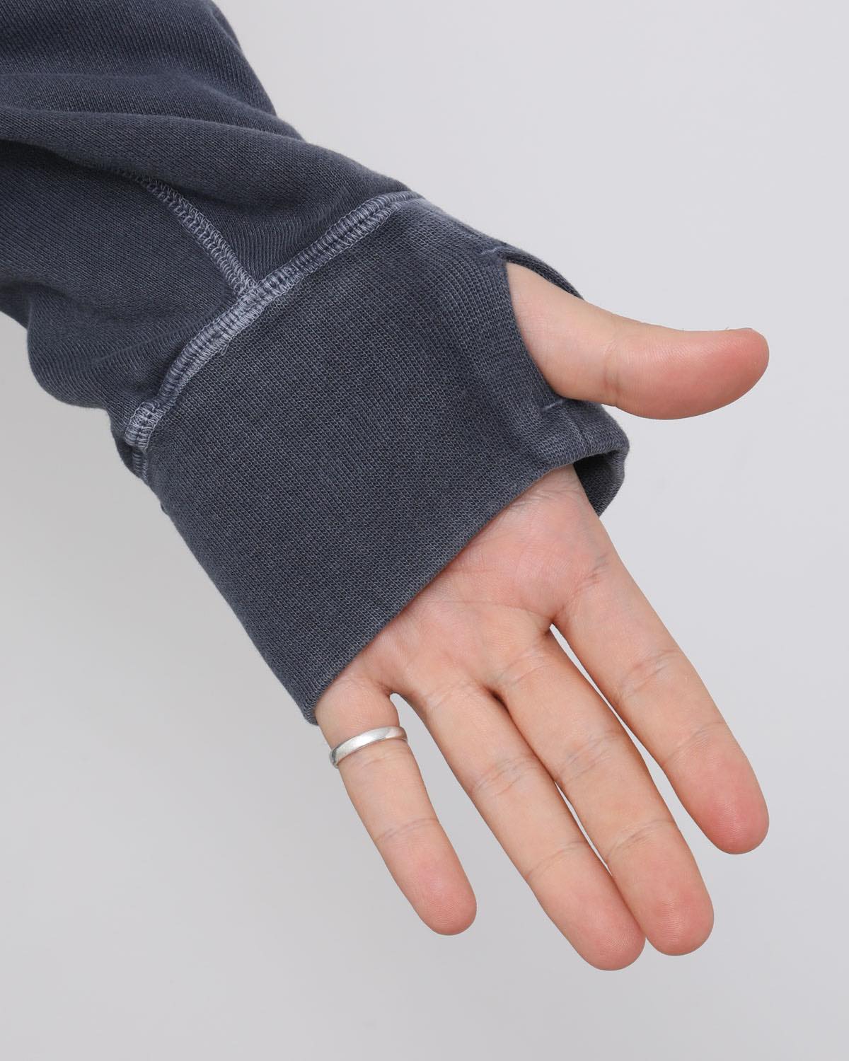 HIKER HALF ZIP PULLOVER COTTON SWEAT PIGMENT DYE