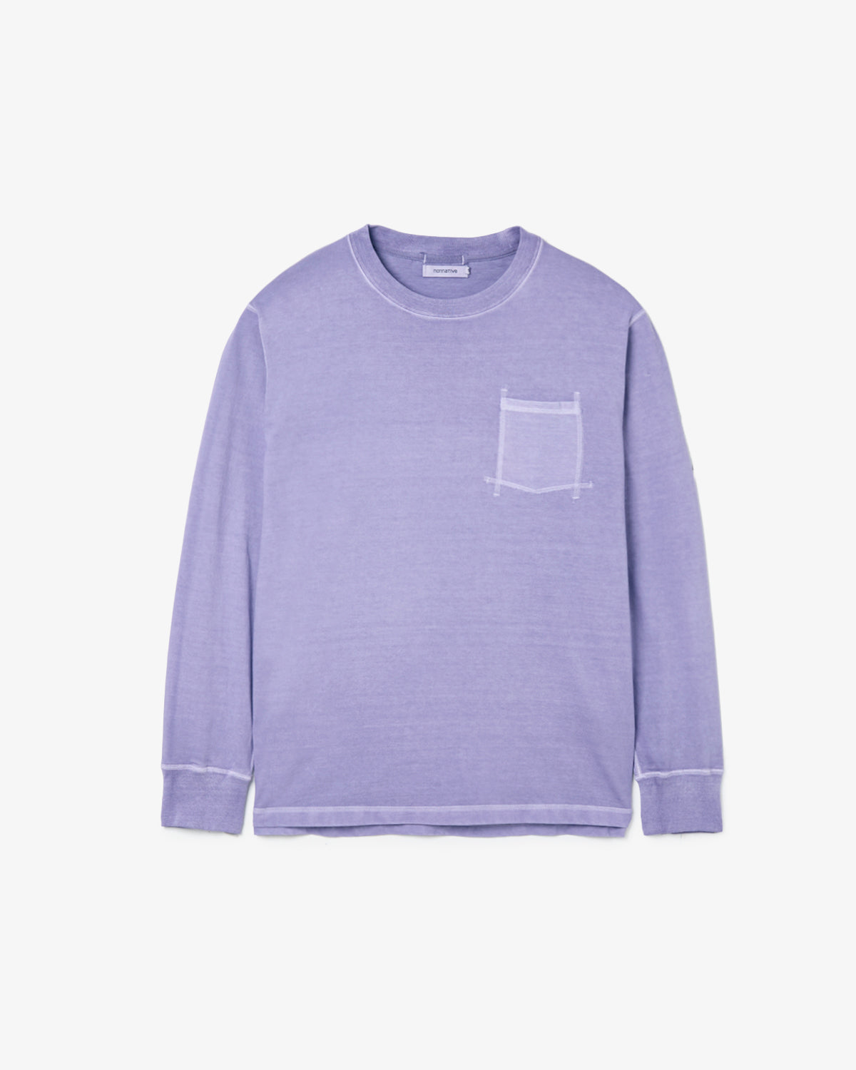 DWELLER L/S TEE COTTON JERSEY PIGMENT DYE