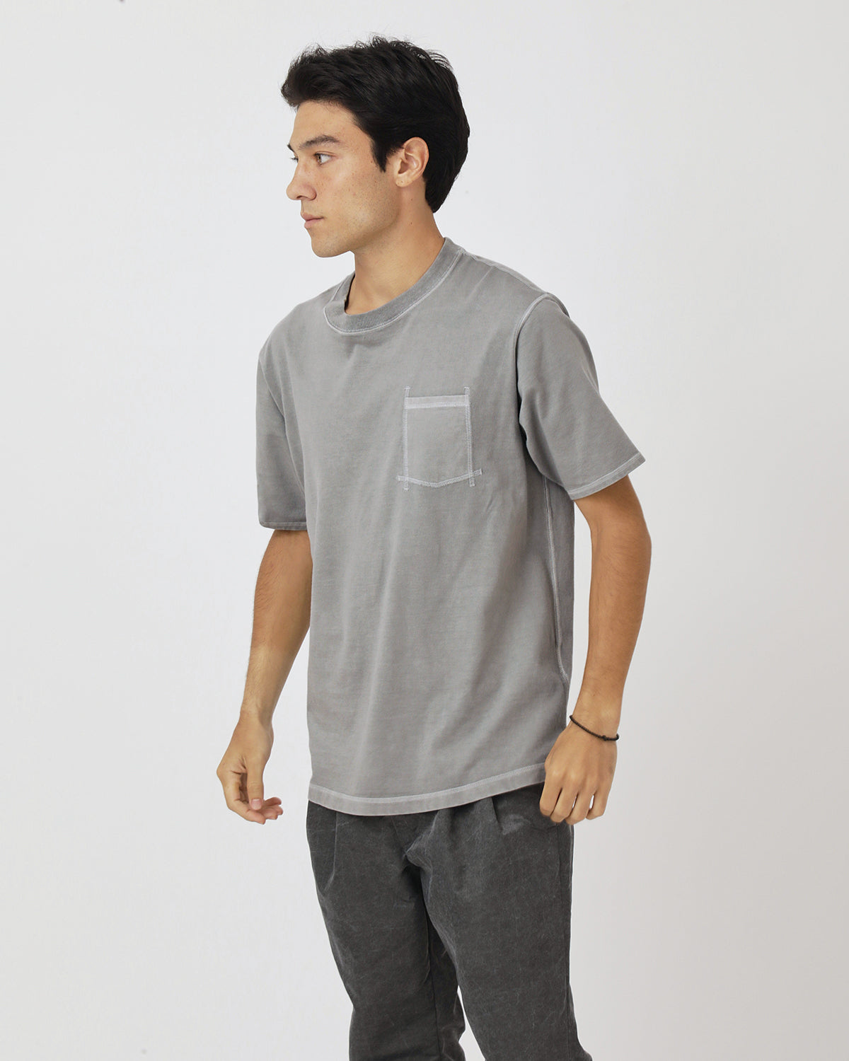 DWELLER S/S TEE COTTON JERSEY PIGMENT DYE