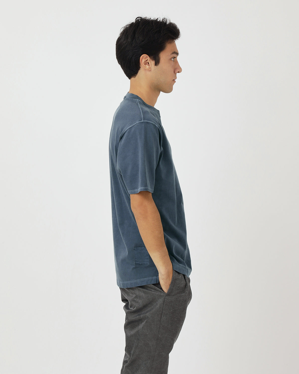 DWELLER S/S TEE COTTON JERSEY PIGMENT DYE